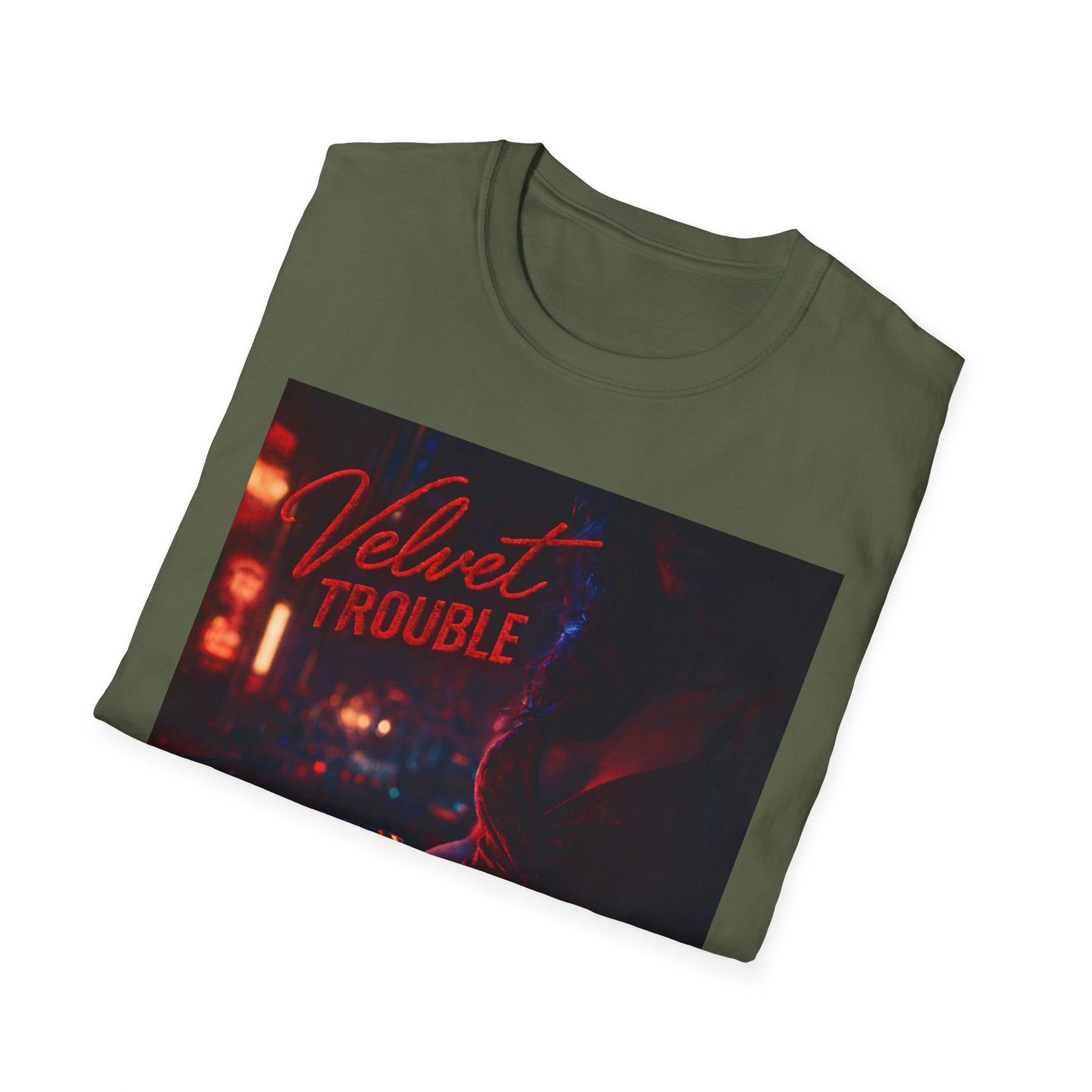 Velvet Trouble Retro Neon Band T-Shirt
