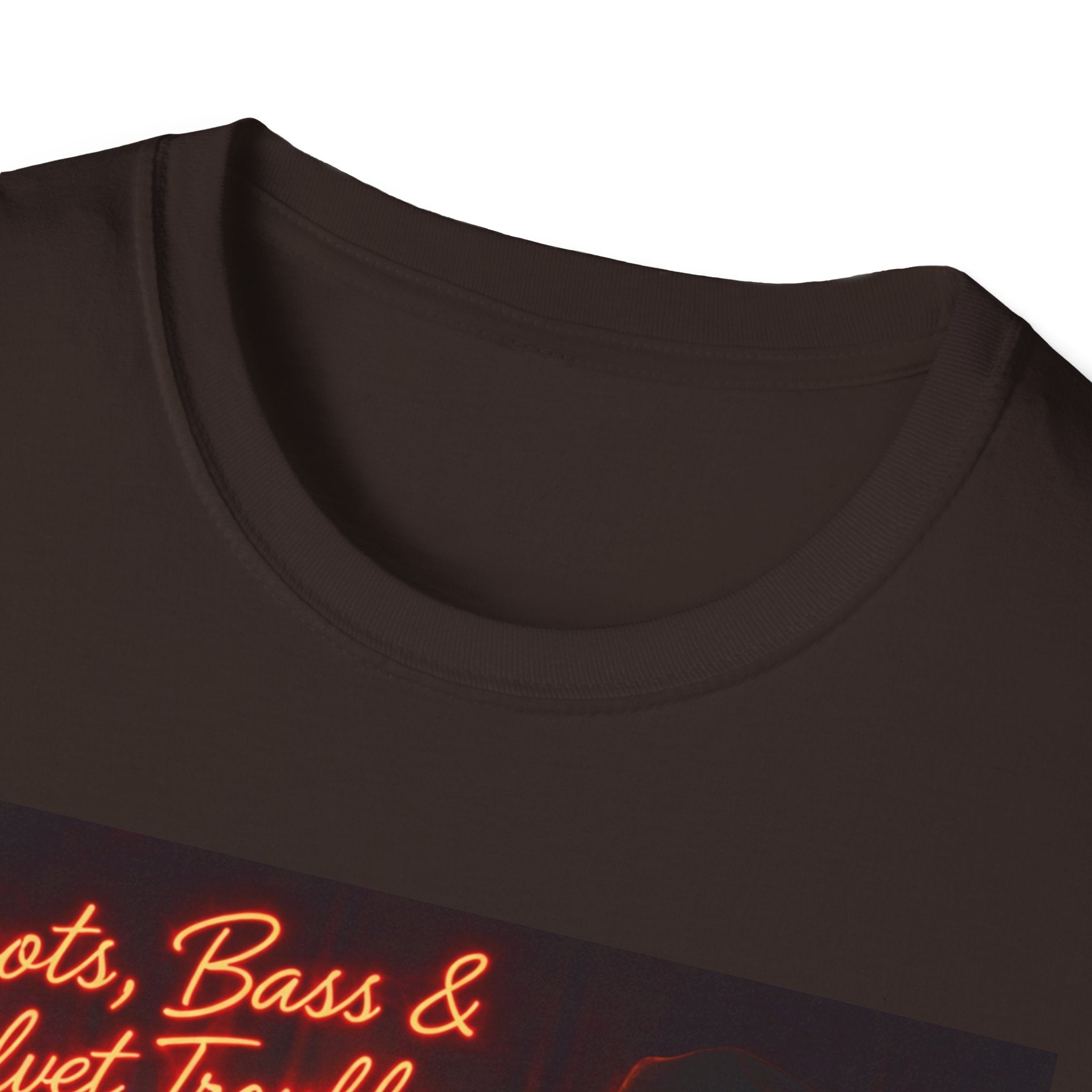 "Boots, Bass & Velvet Trouble" Retro Music Tee Vintage Rock T-Shirt —