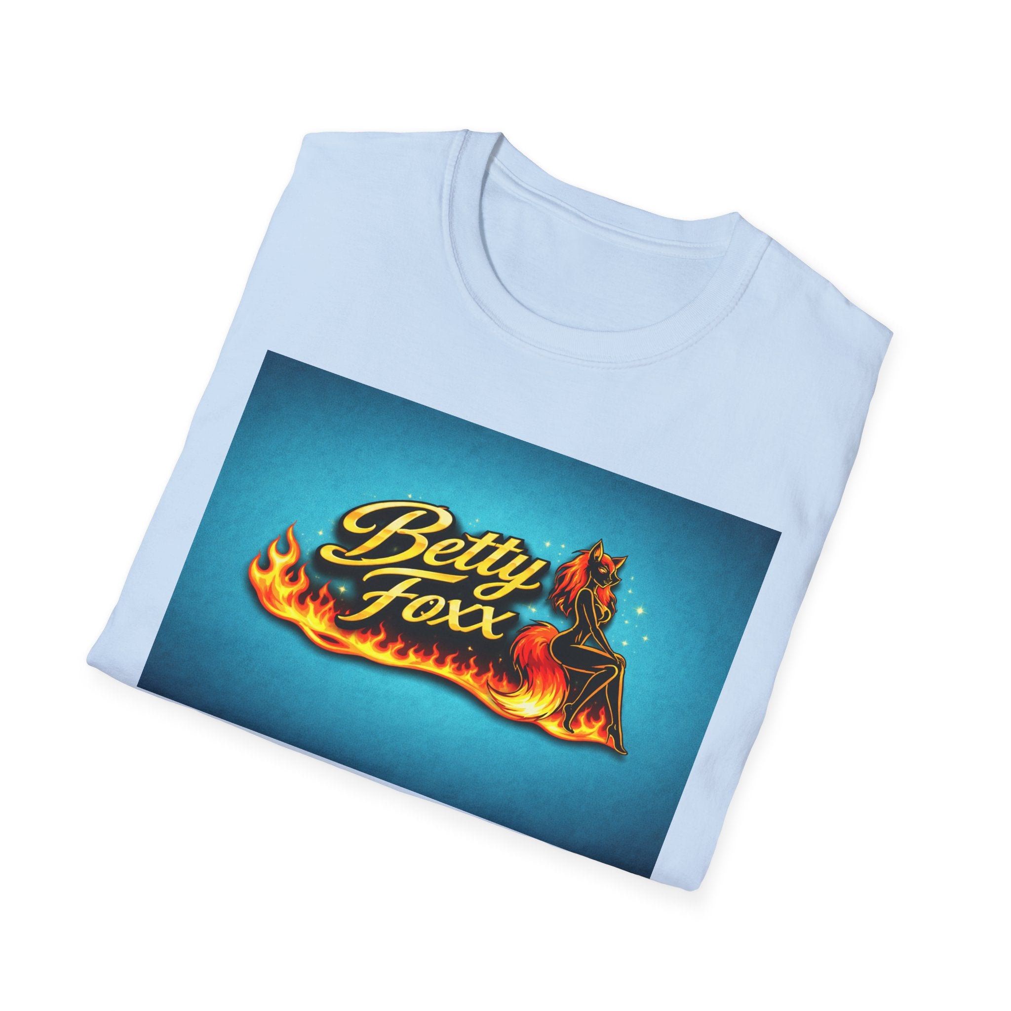 Betty Foxx Retro Flame Logo T-Shirt