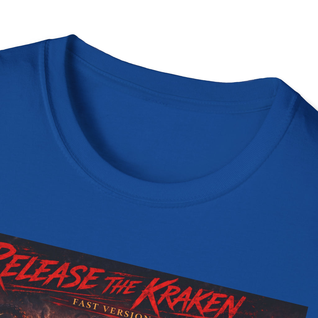 T-Shirt — 'Release the Kraken' Retro Nautical Kraken Graphic Tee