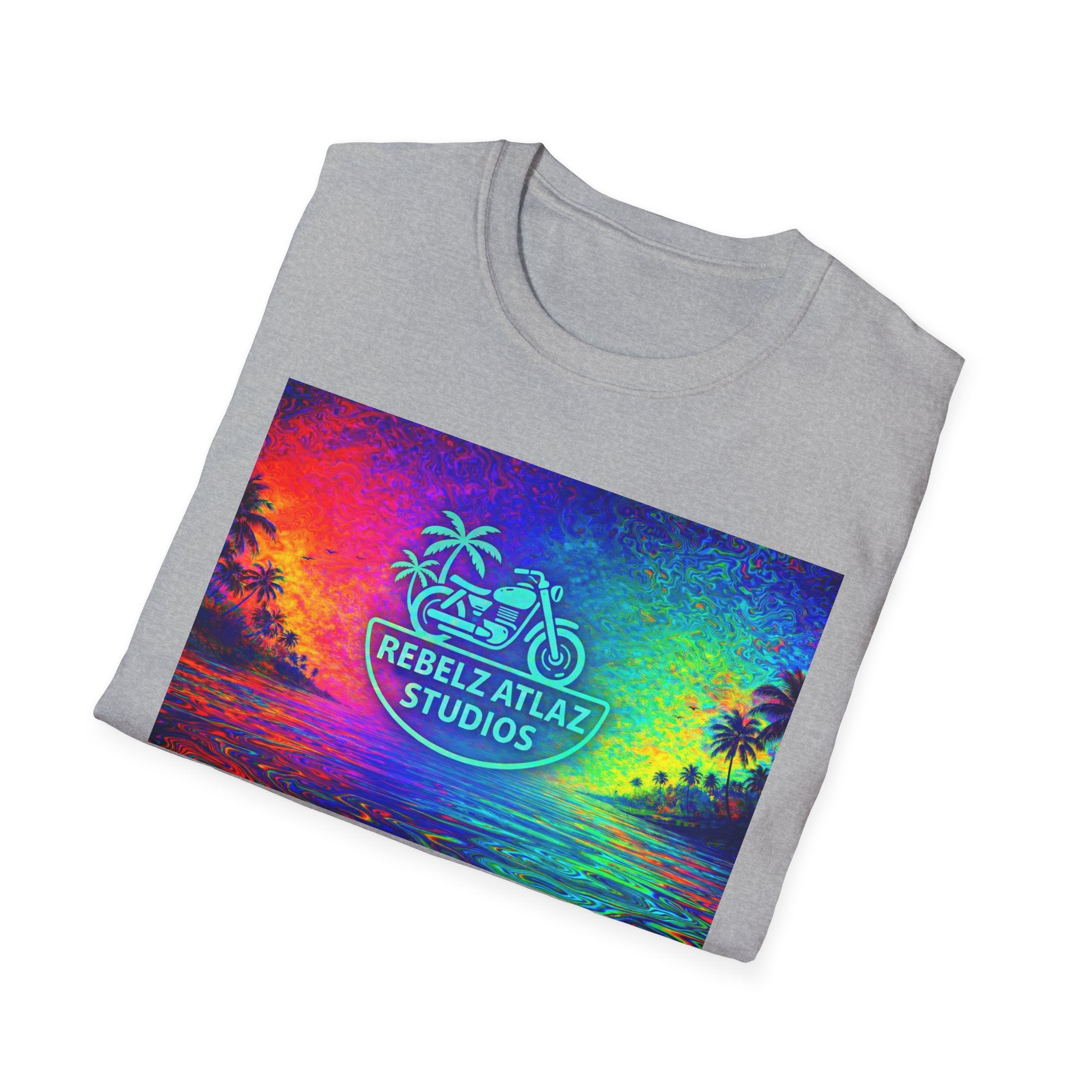 Rebelz Atlaz Studios Tropical Sunset T-Shirt
