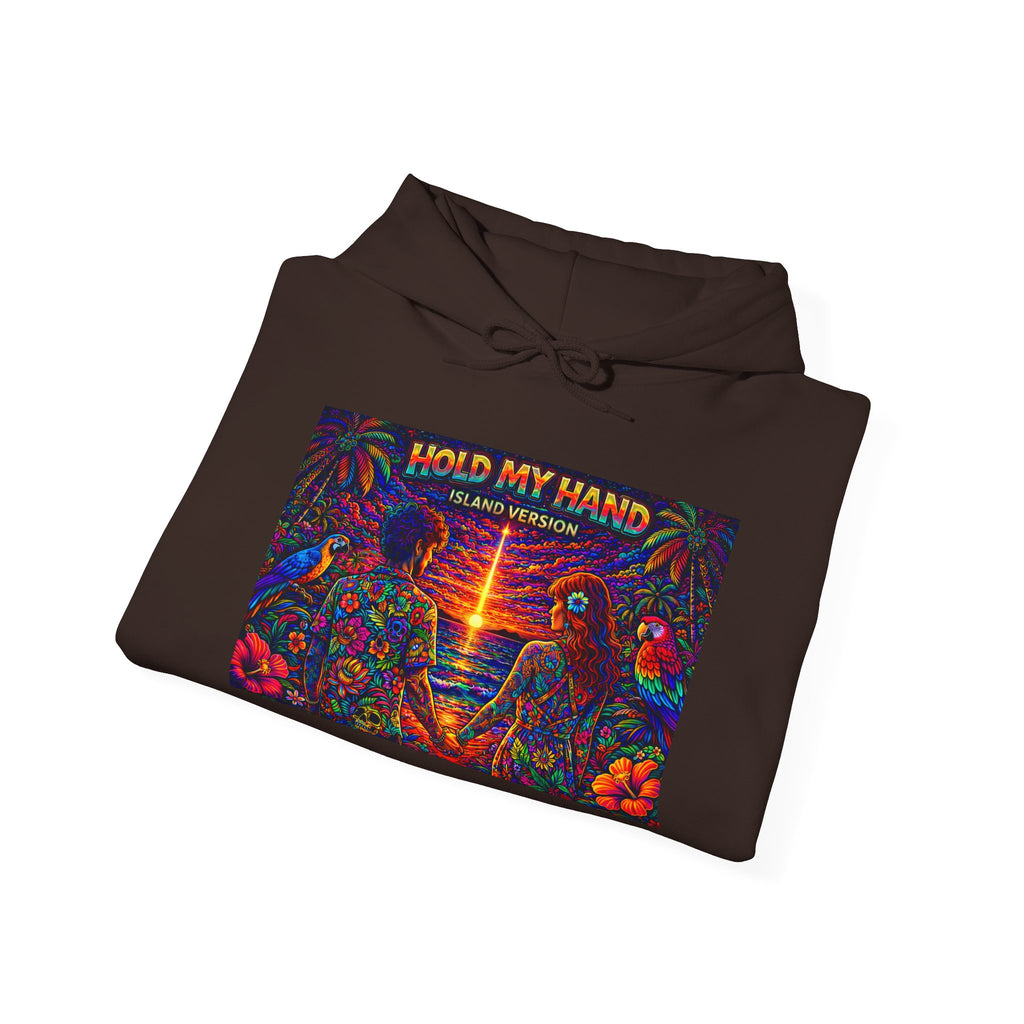 Hold My Hand Like You Used to Island Version Song Cover From Caribbean Calavera Album  Retro Rave Graphic Sweatshirt
