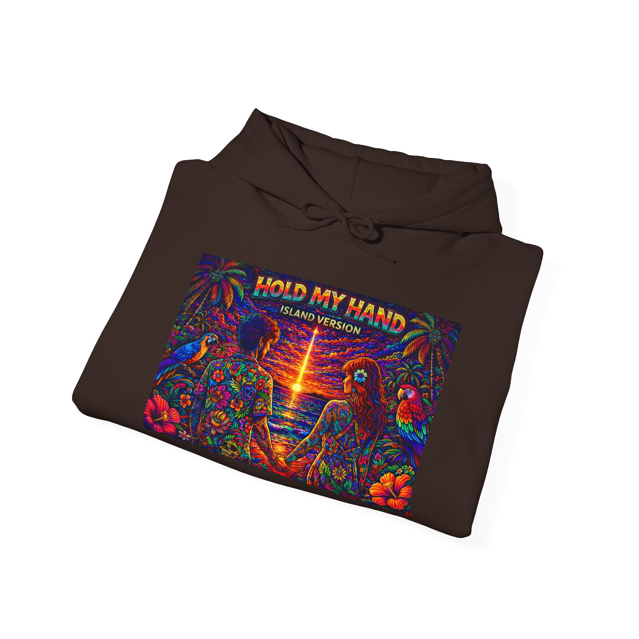 Hold My Hand Like You Used to Island Version Song Cover From Caribbean Calavera Album  Retro Rave Graphic Sweatshirt