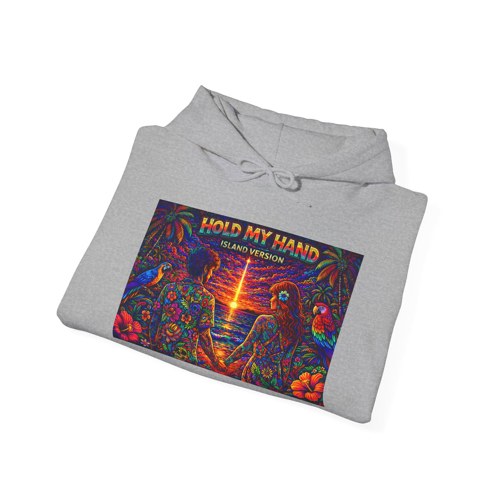 Hold My Hand Like You Used to Island Version Song Cover From Caribbean Calavera Album  Retro Rave Graphic Sweatshirt