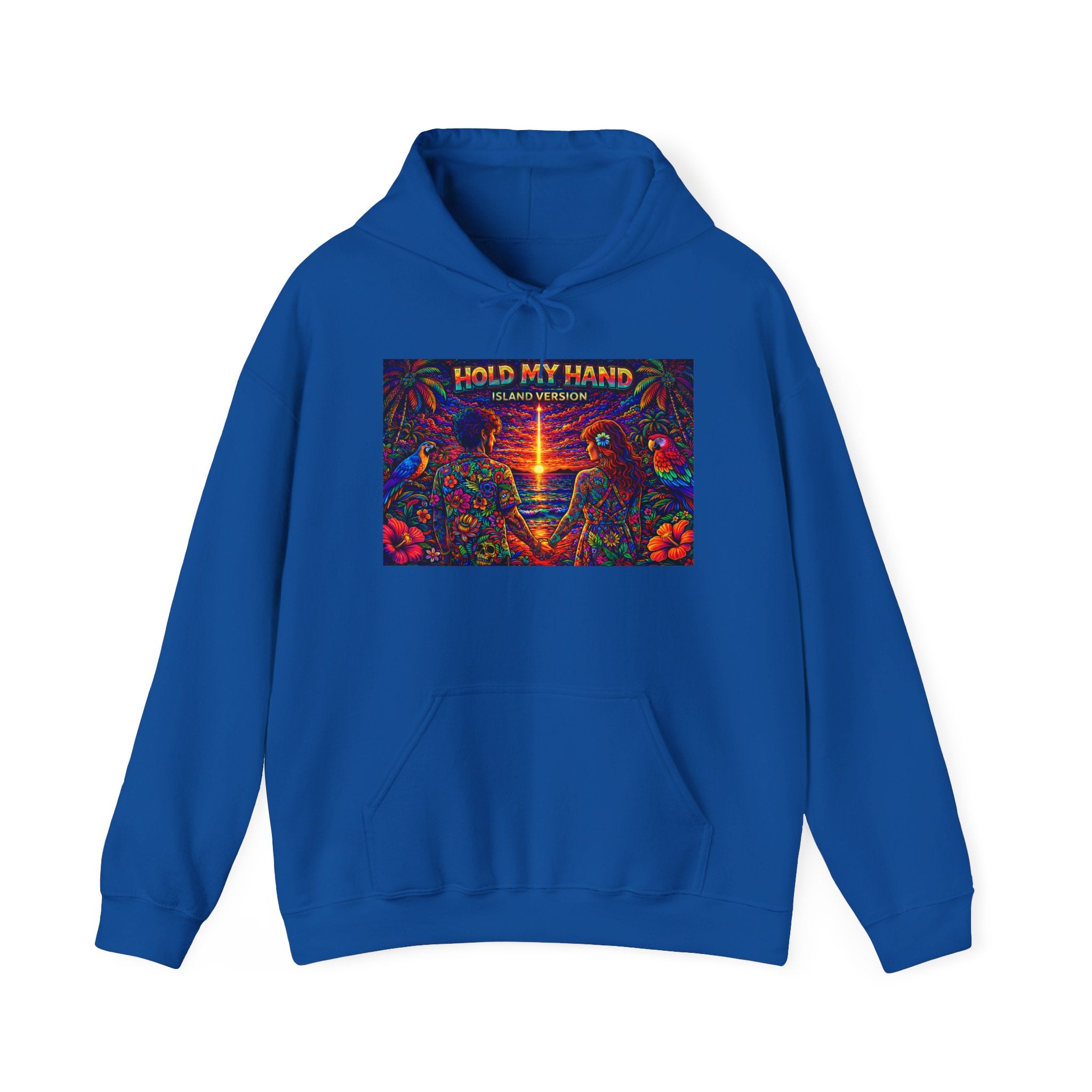 Hold My Hand Like You Used to Island Version Song Cover From Caribbean Calavera Album  Retro Rave Graphic Sweatshirt