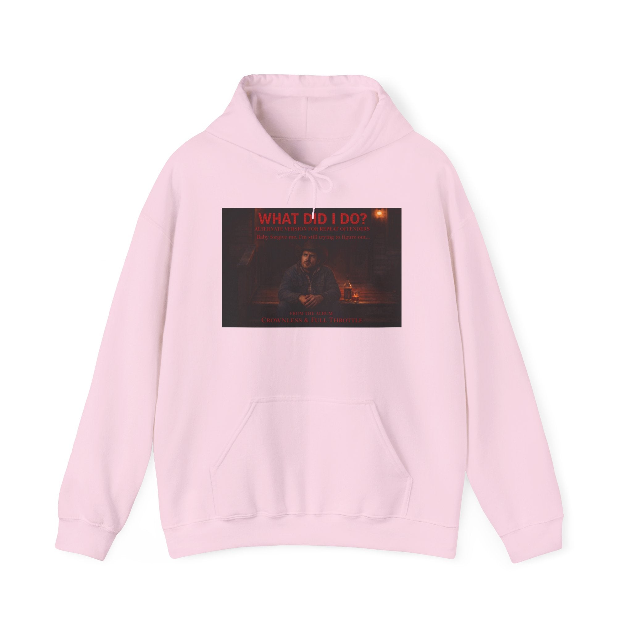 What Did I Do? Hoodie — Dark Aesthetic Graphic Pullover