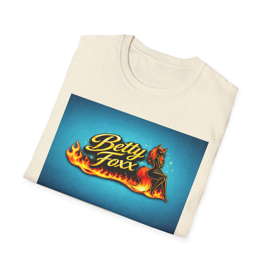 Betty Foxx Retro Flame Logo T-Shirt