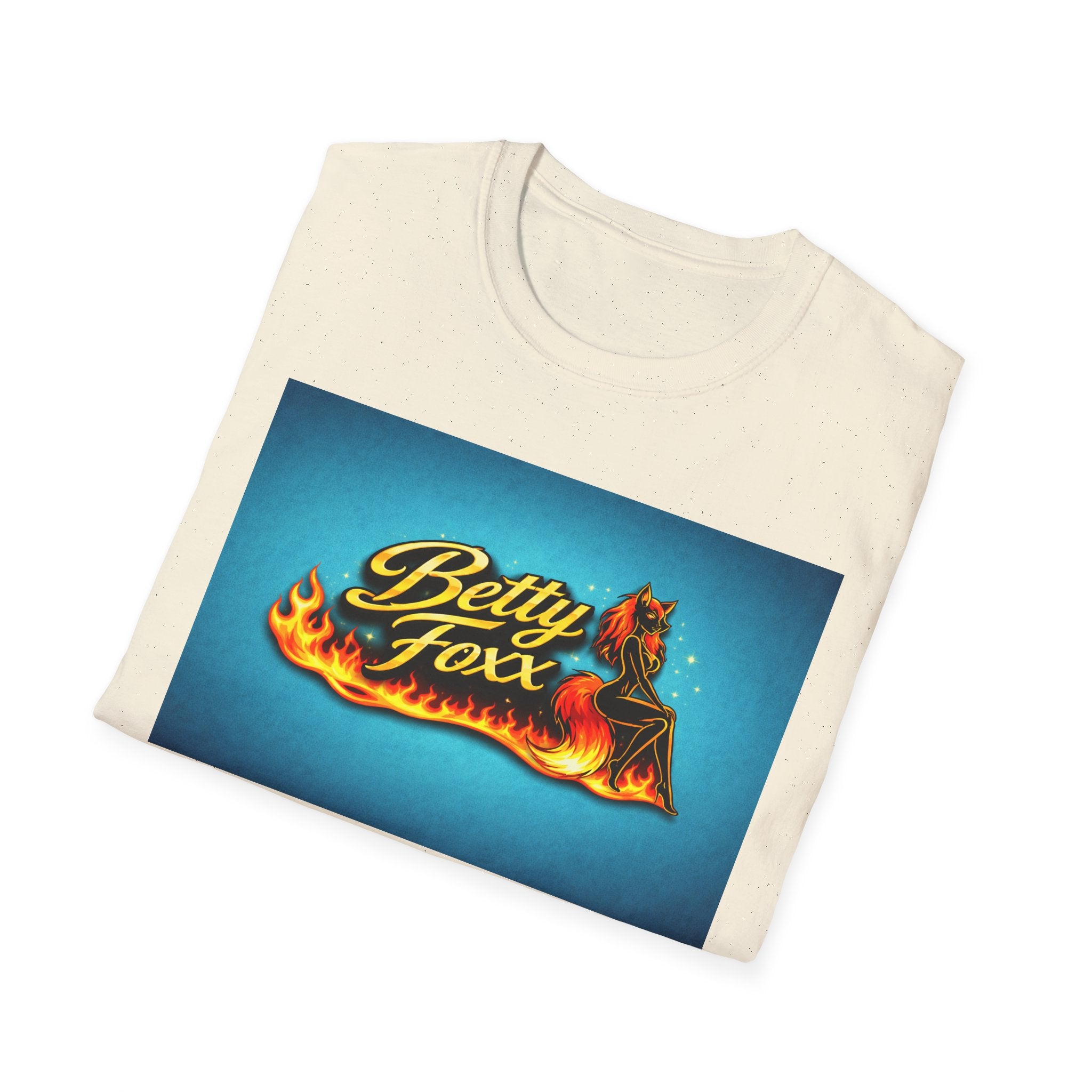 Betty Foxx Retro Flame Logo T-Shirt