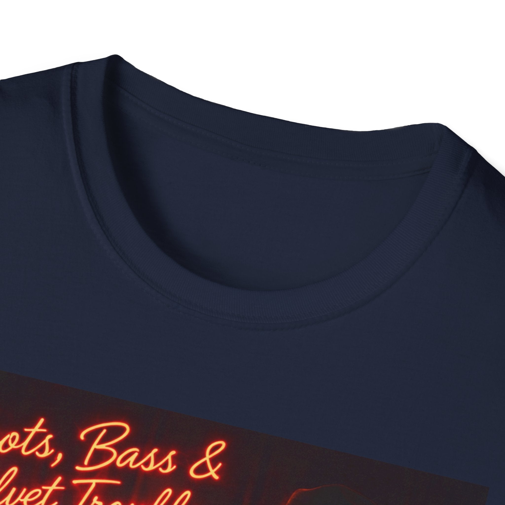 "Boots, Bass & Velvet Trouble" Retro Music Tee Vintage Rock T-Shirt —