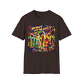 Strut Like You Got It Graphic T-Shirt  Song Cover Art From The Caribbean Calavera Album — Retro Neon Beach Vibe