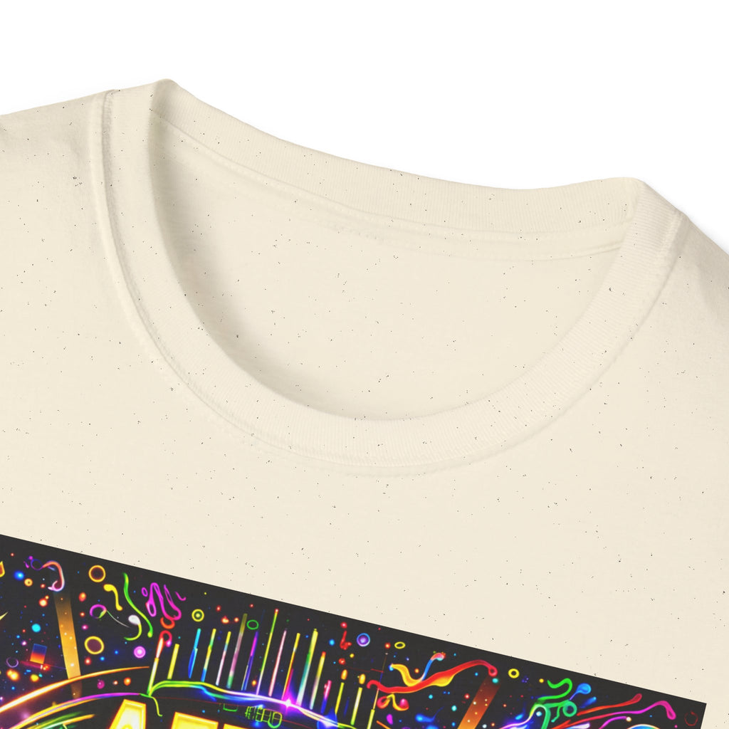 After Midnight T-Shirt  Song Cover Art From The Caribbean Calavera Album – Neon Jazz Club Graphic Tee