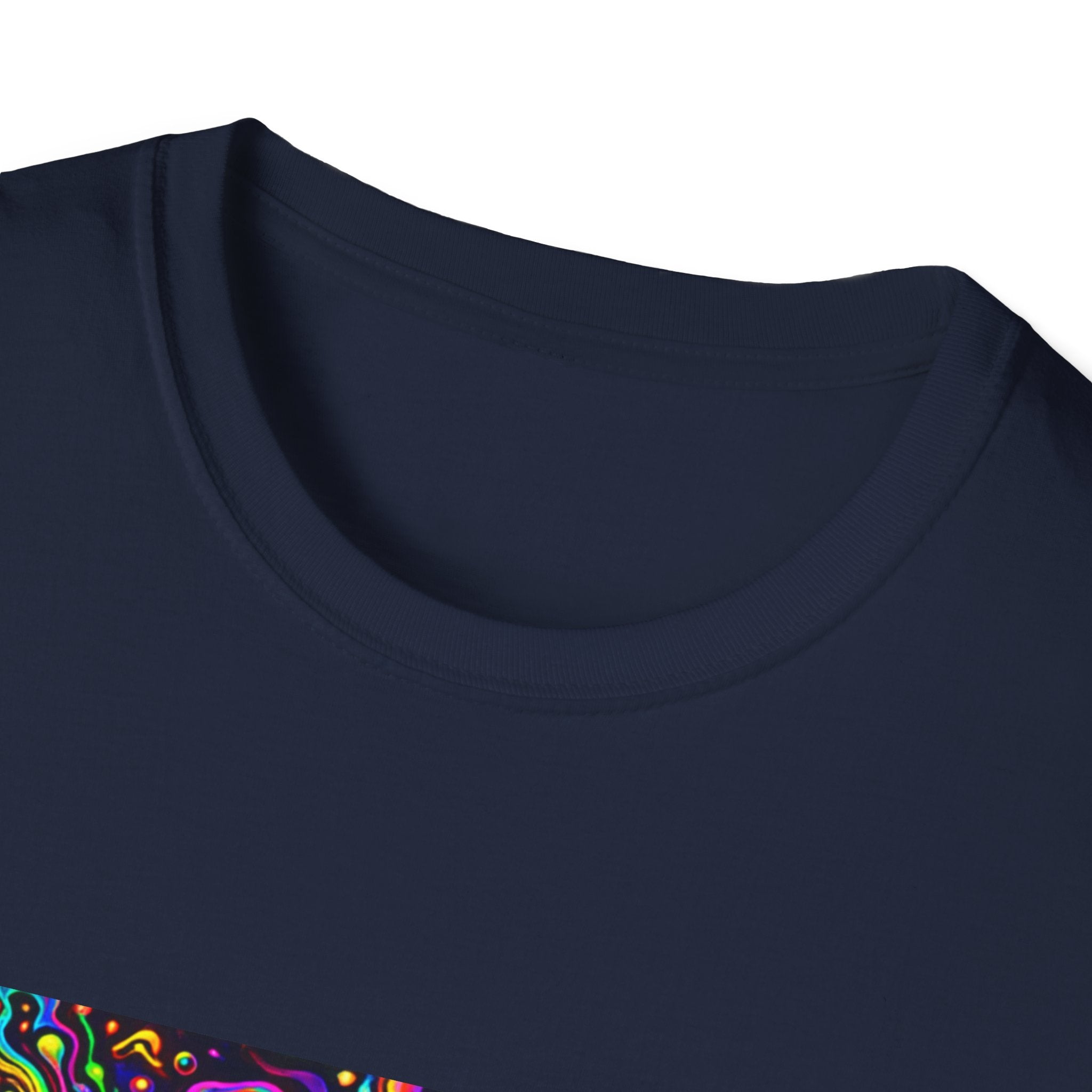 Funkify Graphic T‑Shirt   Song Cover Art From The Caribbean Calavera Album — Psychedelic Neon Music Art Tee