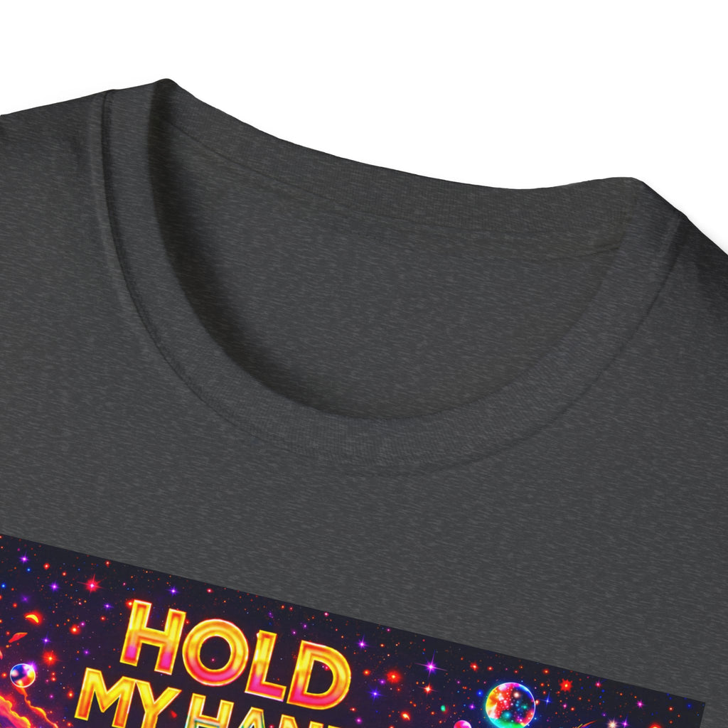 Hold My Hand T-Shirt  Song Cover Art From The Caribbean Calavera Album — Retro Sunset Hands Graphic Tee