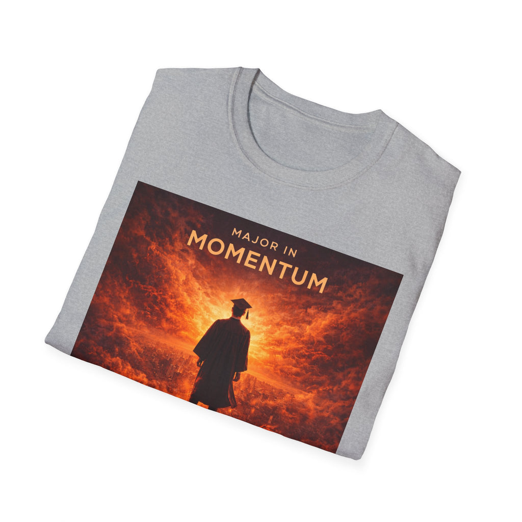 T‑Shirt – "Major in Momentum" Album Art Tee (Silhouette & Fiery Sky)