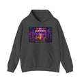 Funkify  Song Cover Art From The Caribbean Calavera Album   Retro Neon Music Hoodie — Vibrant Electronic Festival Sweatshirt