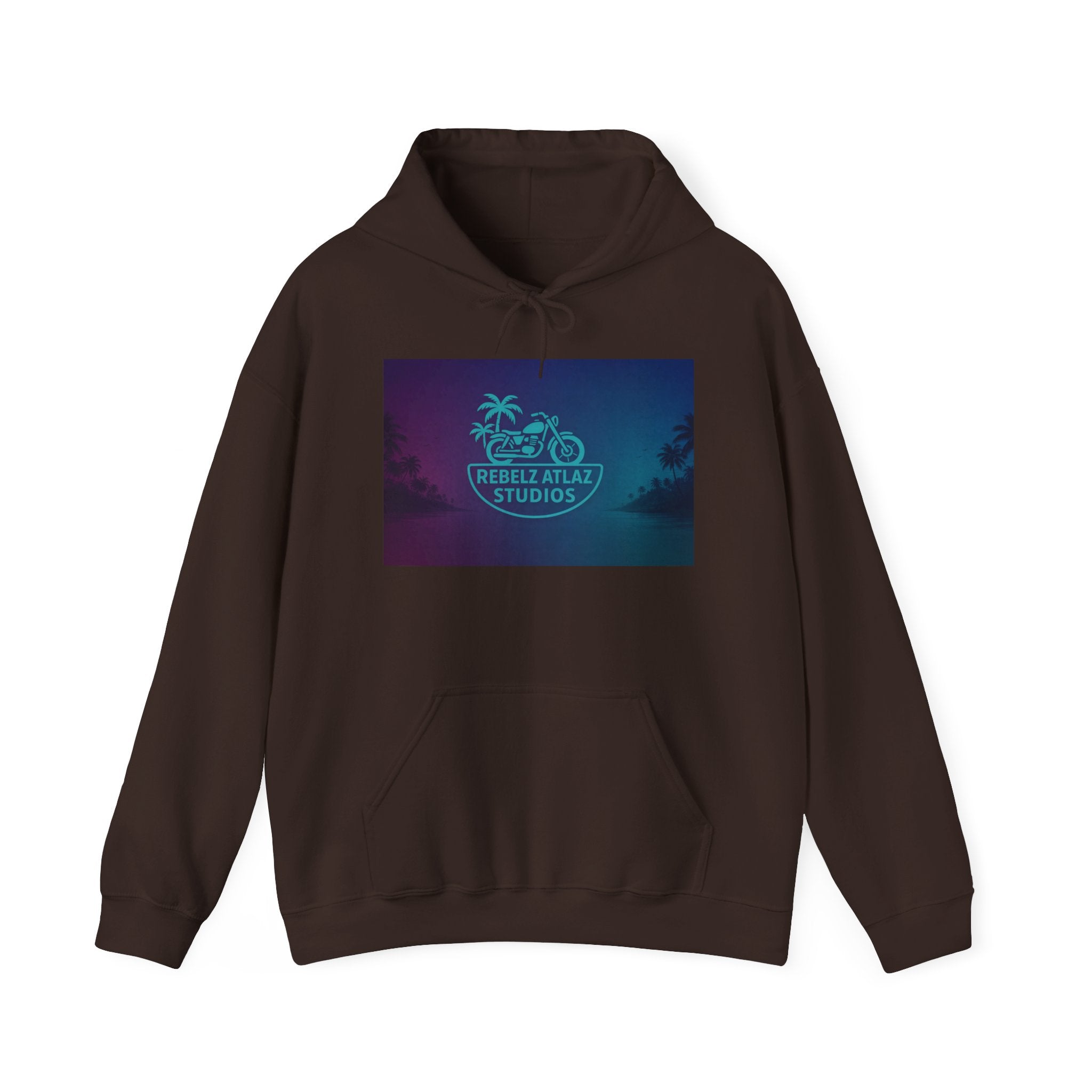 Rebel Atlas Studios Tropical Logo Hoodie Song Cover Art From The Caribbean Calavera Album