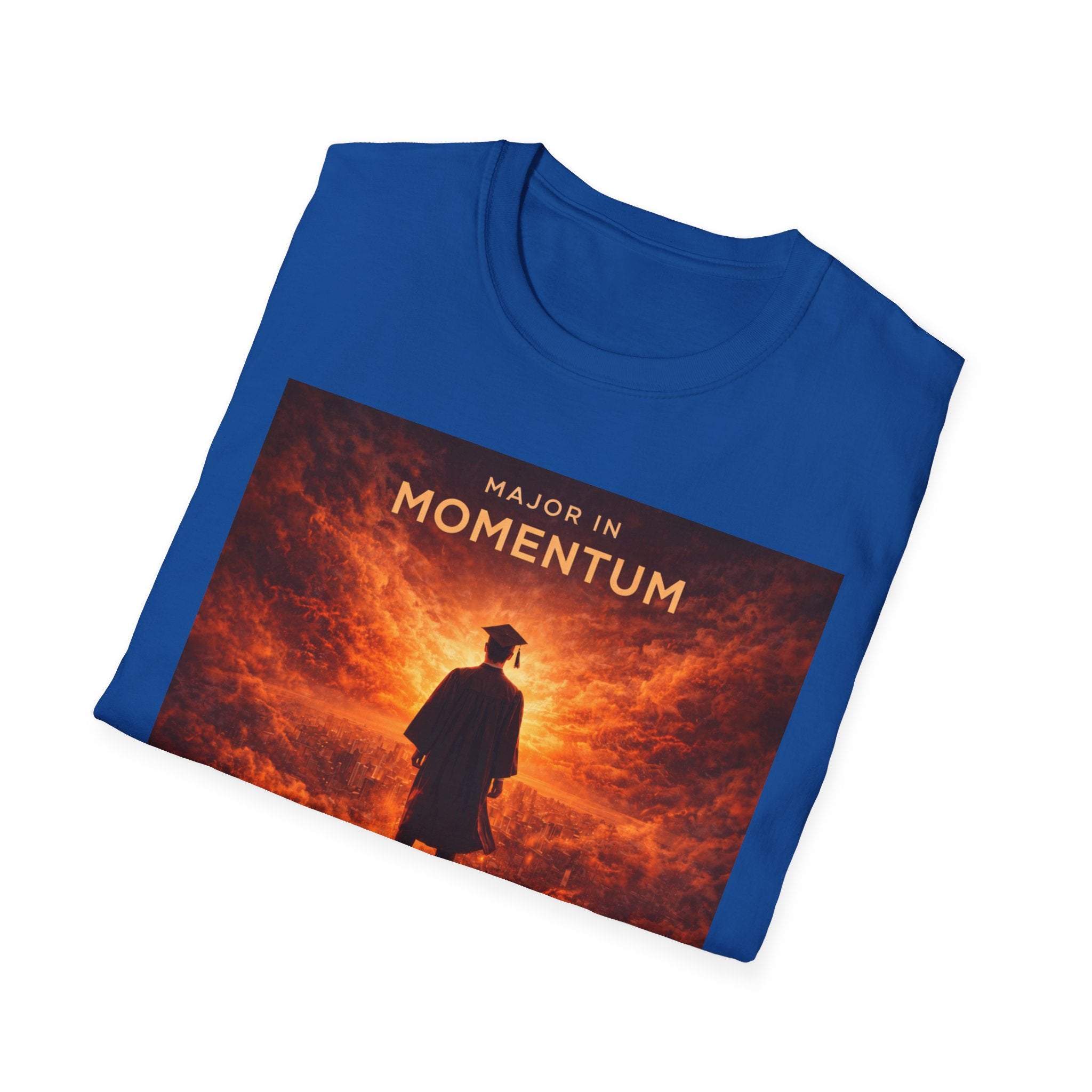 T‑Shirt – "Major in Momentum" Album Art Tee (Silhouette & Fiery Sky)