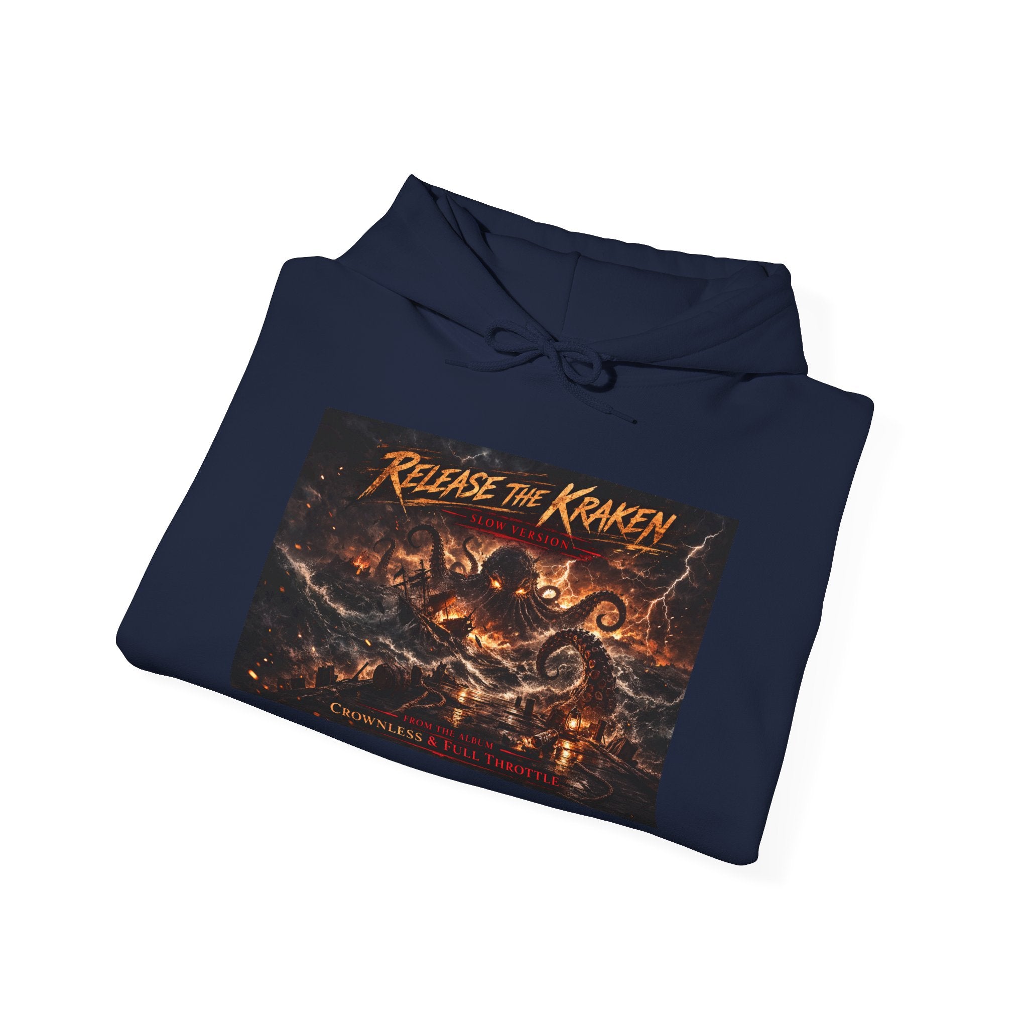 Kraken Release Hoodie Slow Version – Nautical Monster Graphic Pullover