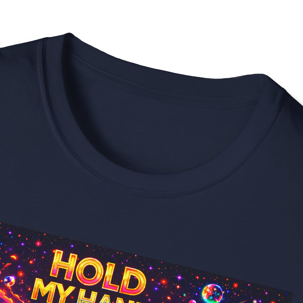 Hold My Hand T-Shirt  Song Cover Art From The Caribbean Calavera Album — Retro Sunset Hands Graphic Tee