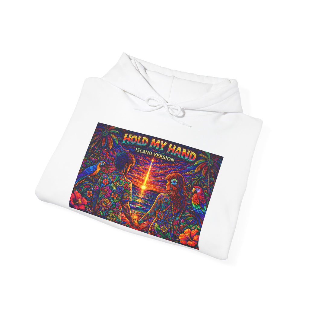 Hold My Hand Like You Used to Island Version Song Cover From Caribbean Calavera Album  Retro Rave Graphic Sweatshirt