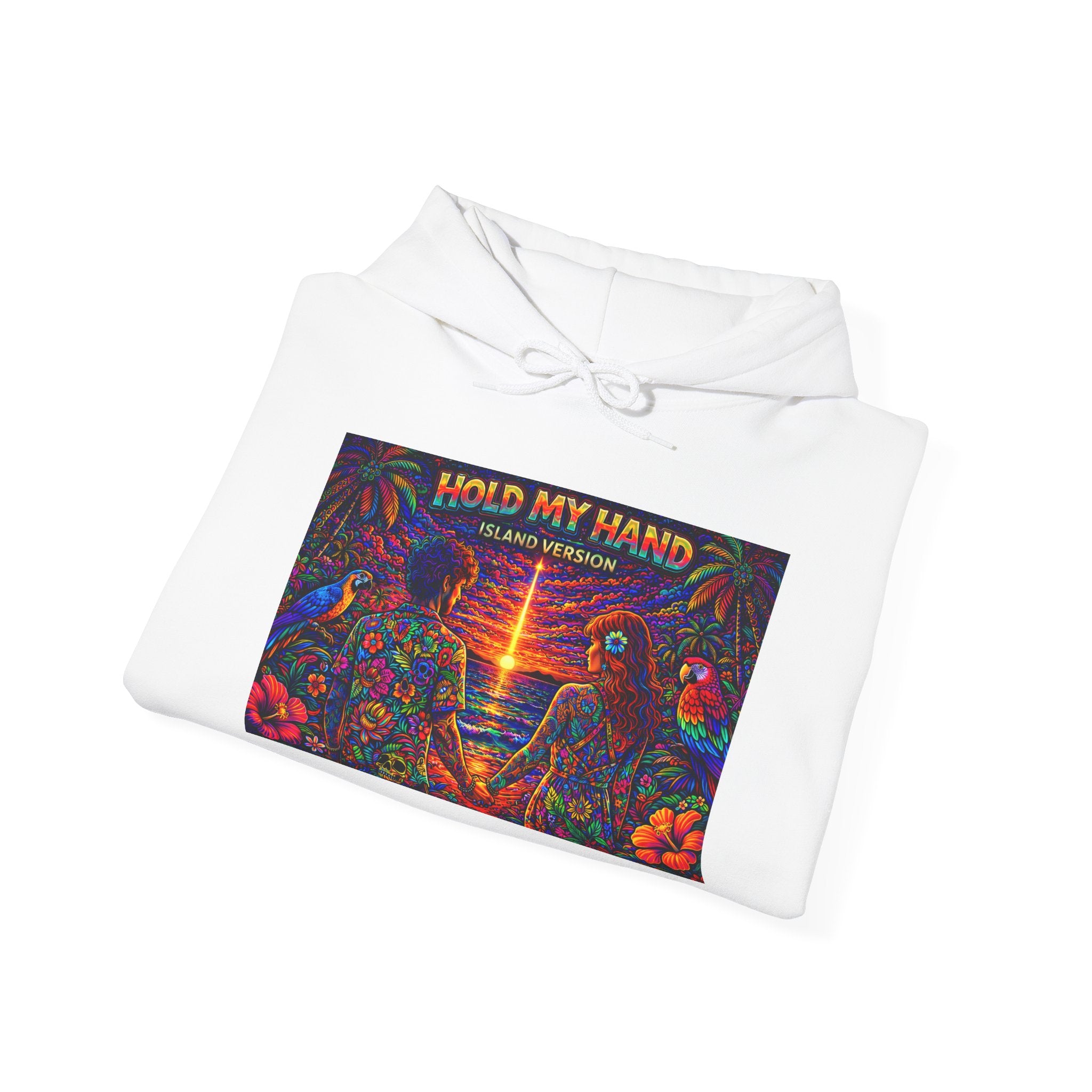 Hold My Hand Like You Used to Island Version Song Cover From Caribbean Calavera Album  Retro Rave Graphic Sweatshirt