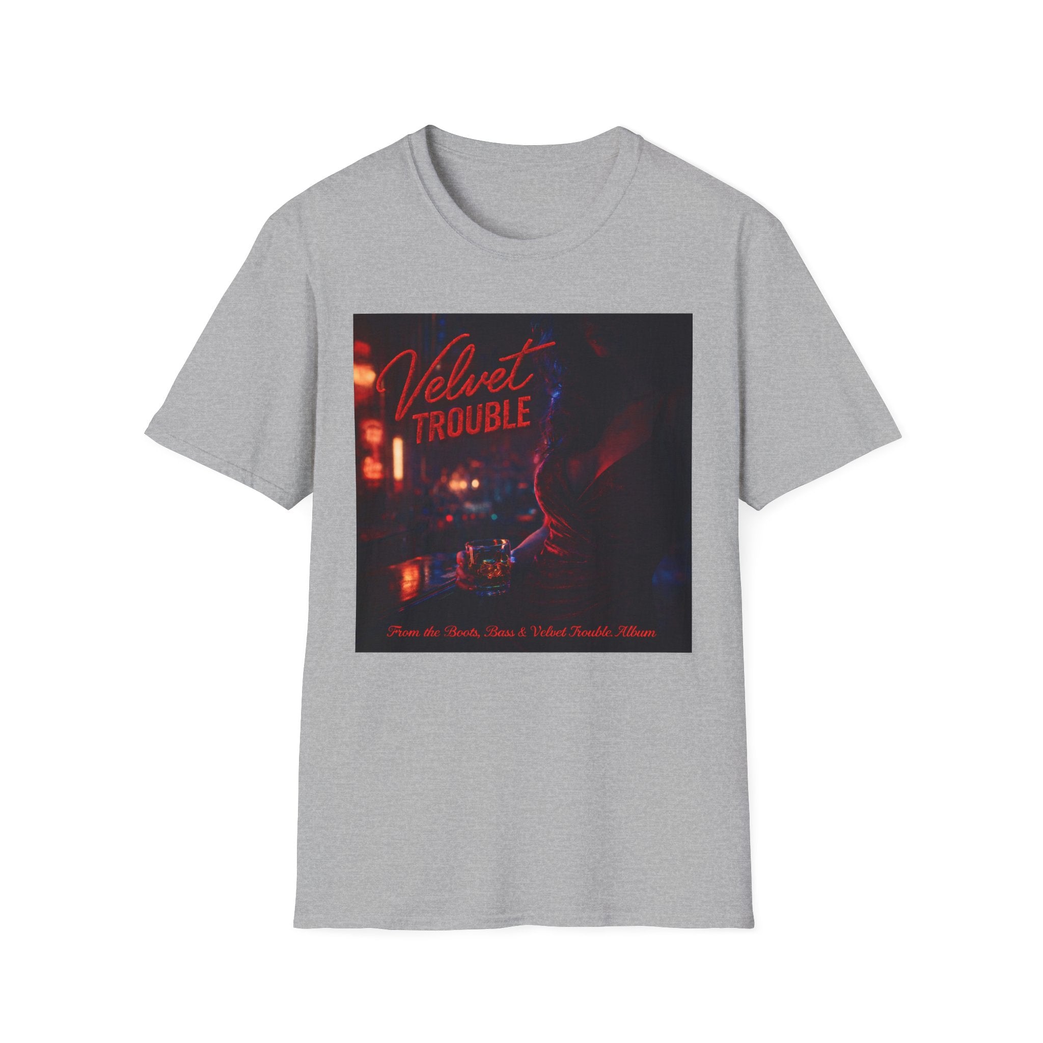 Velvet Trouble Retro Neon Band T-Shirt