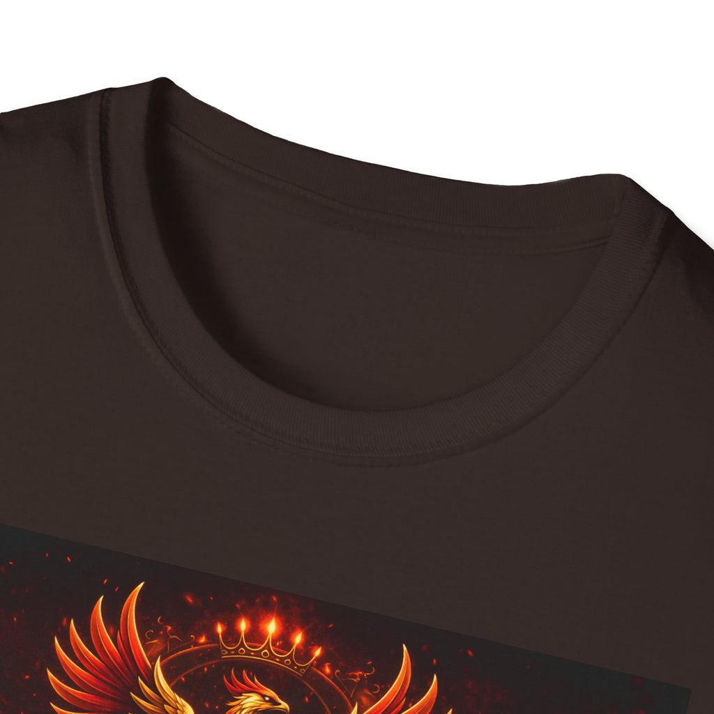 Rebelz Atlaz Film Studios Logo  Phoenix Skull T-Shirt