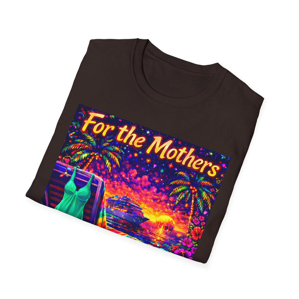 For the Mothers Tropical Sunset T‑Shirt   Song Cover Art From The Caribbean Calavera Album  — Beach Vacation Mother's Day Gift