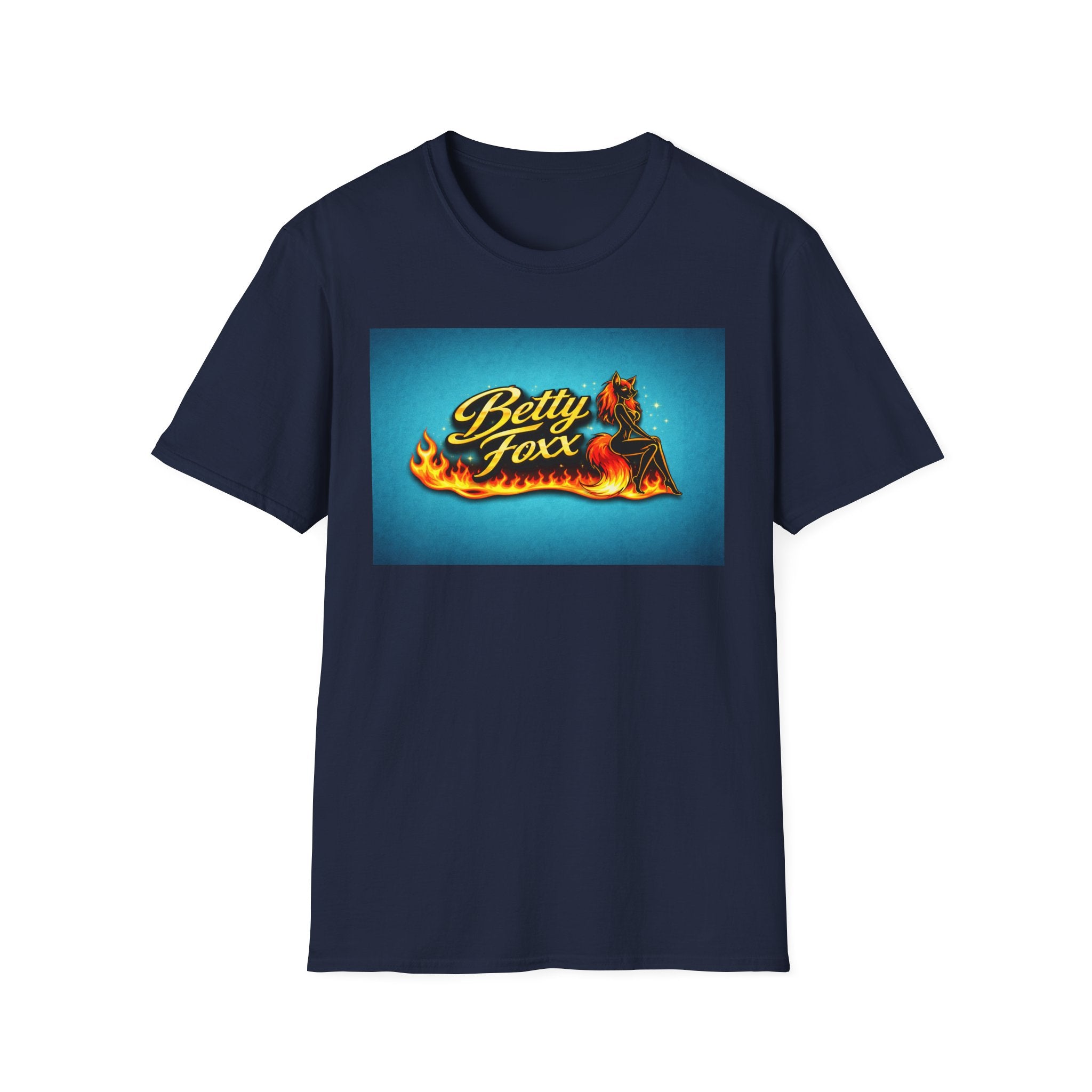 Betty Foxx Retro Flame Logo T-Shirt