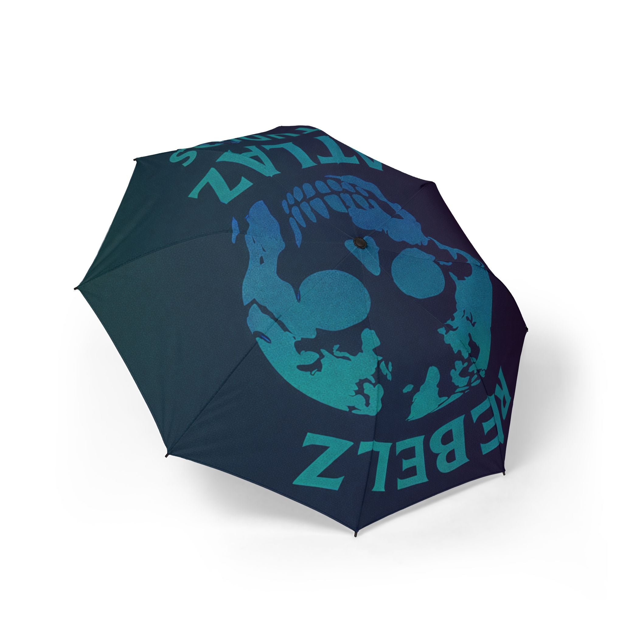 Skull Rebelz Atlaz Foldable Umbrella – Semi‑Automatic Compact Rain Umbrella