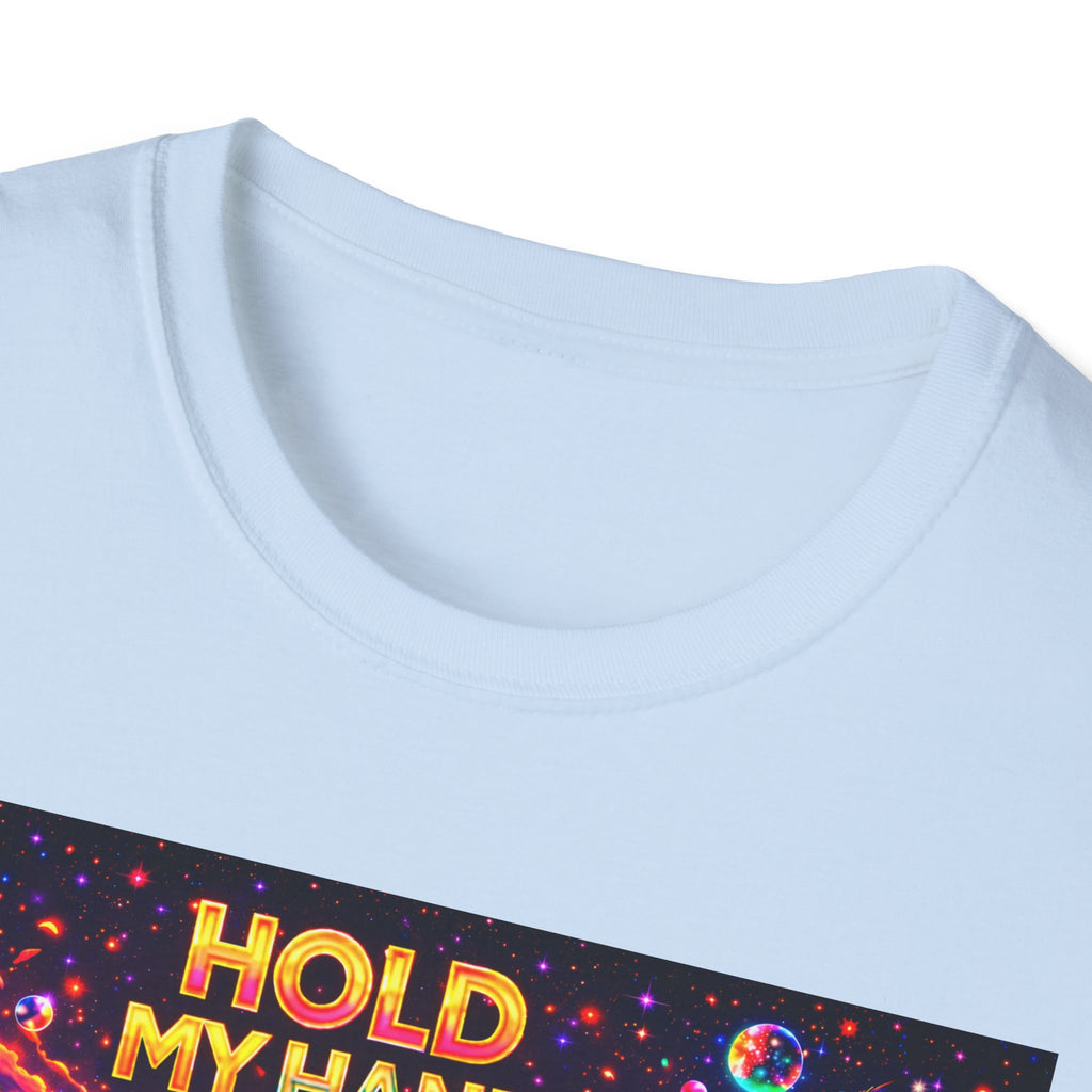 Hold My Hand T-Shirt  Song Cover Art From The Caribbean Calavera Album — Retro Sunset Hands Graphic Tee