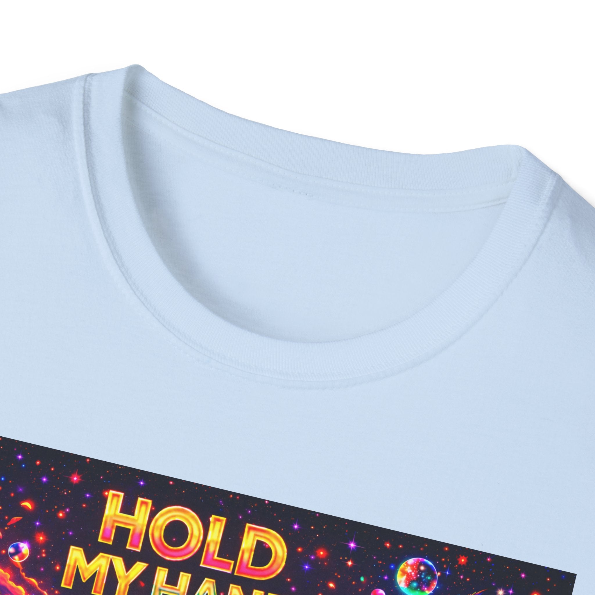 Hold My Hand T-Shirt  Song Cover Art From The Caribbean Calavera Album — Retro Sunset Hands Graphic Tee