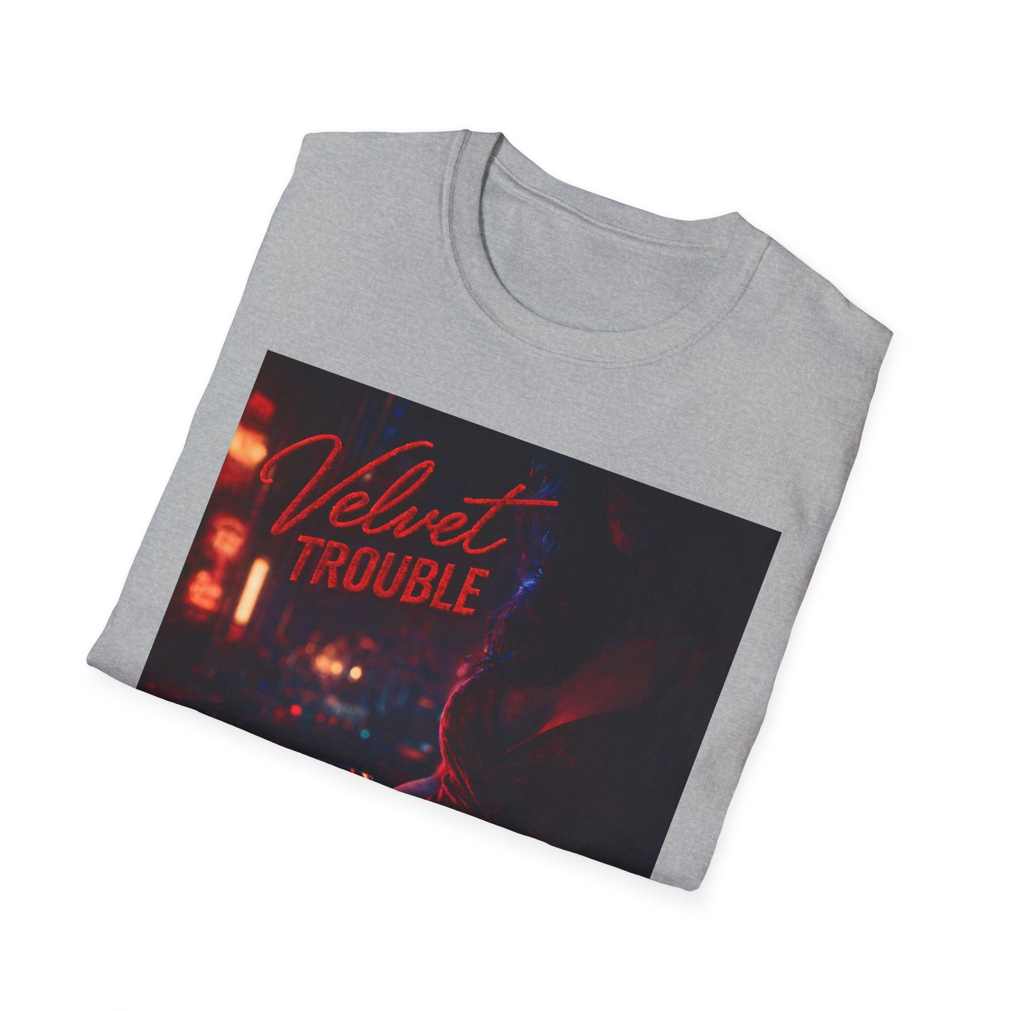 Velvet Trouble Retro Neon Band T-Shirt