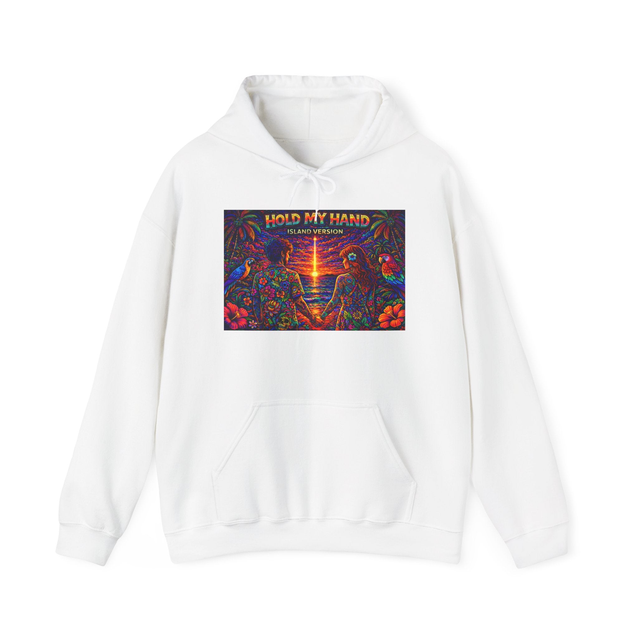 Hold My Hand Like You Used to Island Version Song Cover From Caribbean Calavera Album  Retro Rave Graphic Sweatshirt
