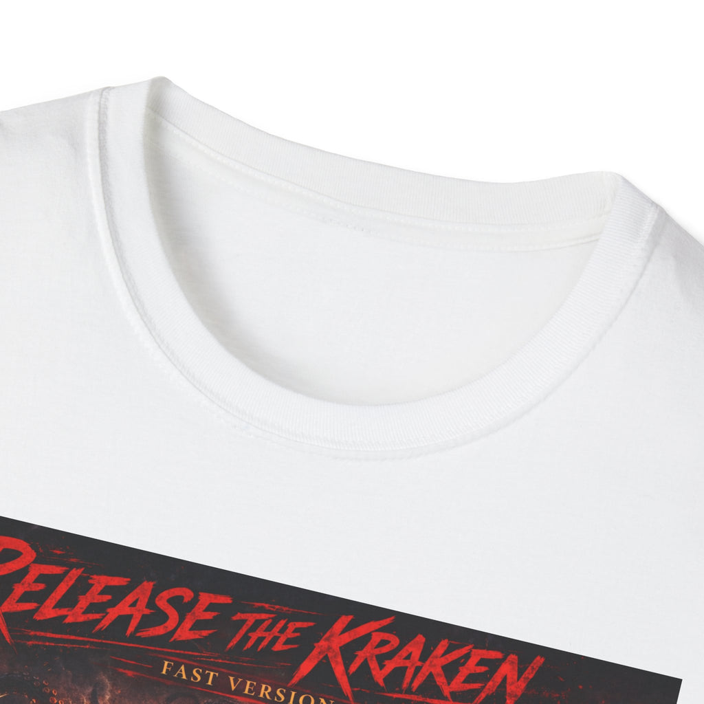 T-Shirt — 'Release the Kraken' Retro Nautical Kraken Graphic Tee