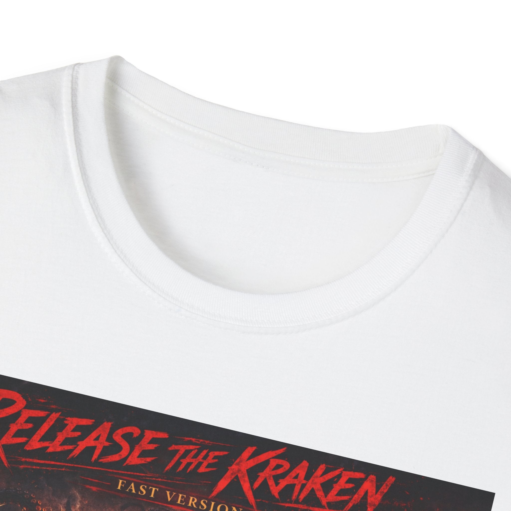 T-Shirt — 'Release the Kraken' Retro Nautical Kraken Graphic Tee