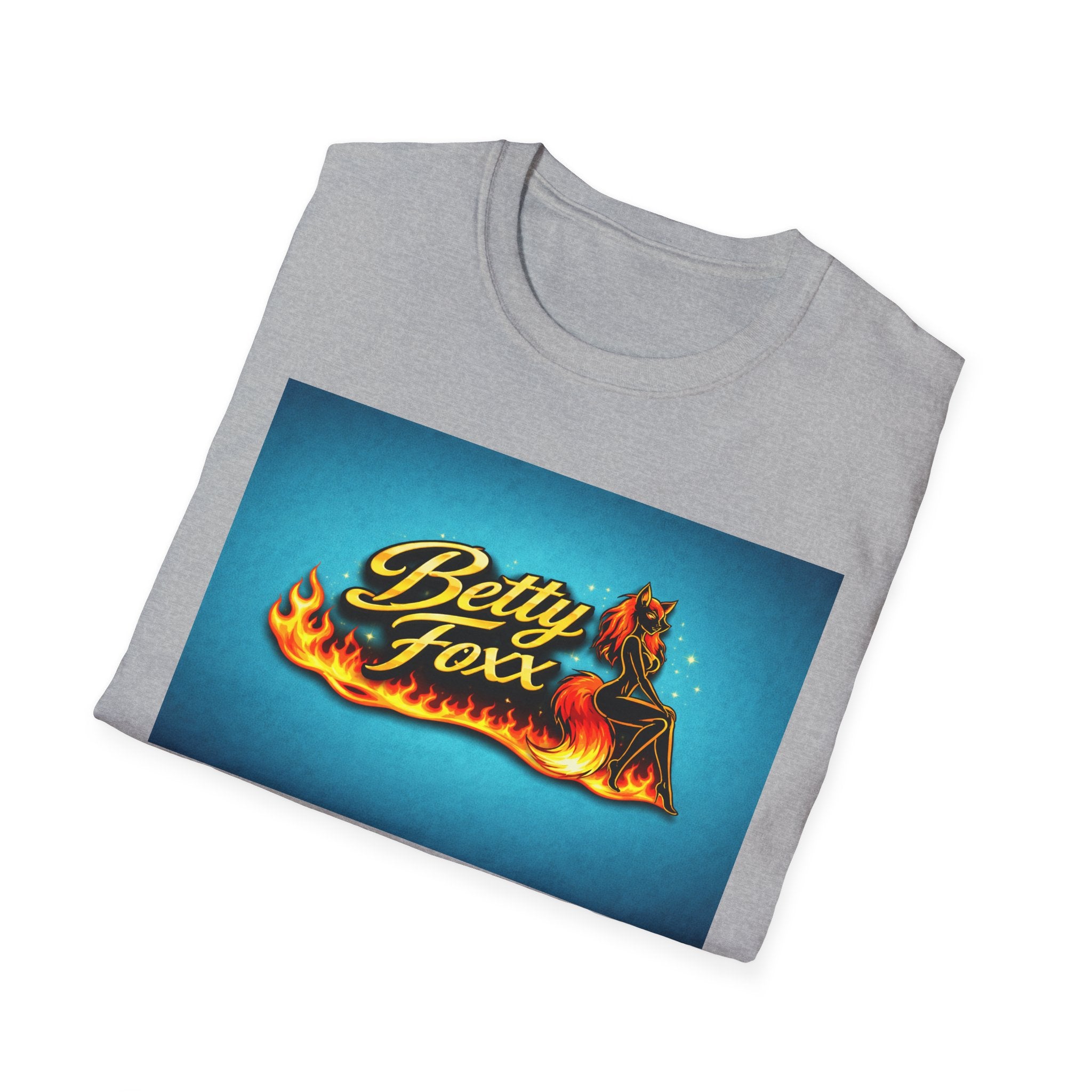 Betty Foxx Retro Flame Logo T-Shirt