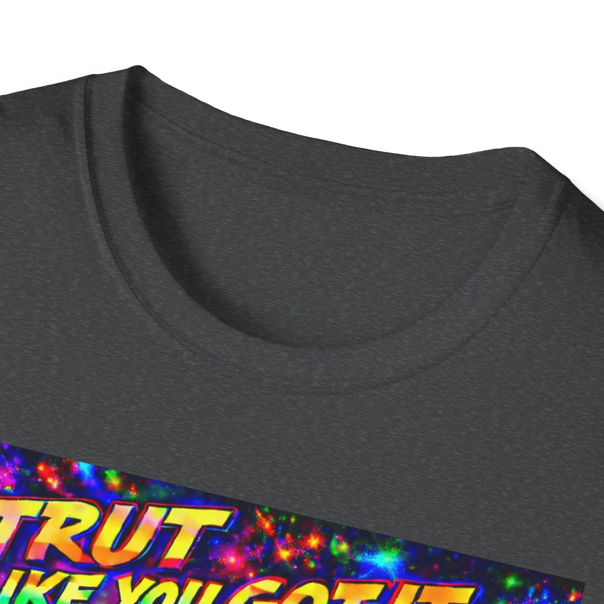 Strut Like You Got It   Song Cover Art From The Caribbean Calavera Album   Neon Retro Graphic Tee T-SHIRT