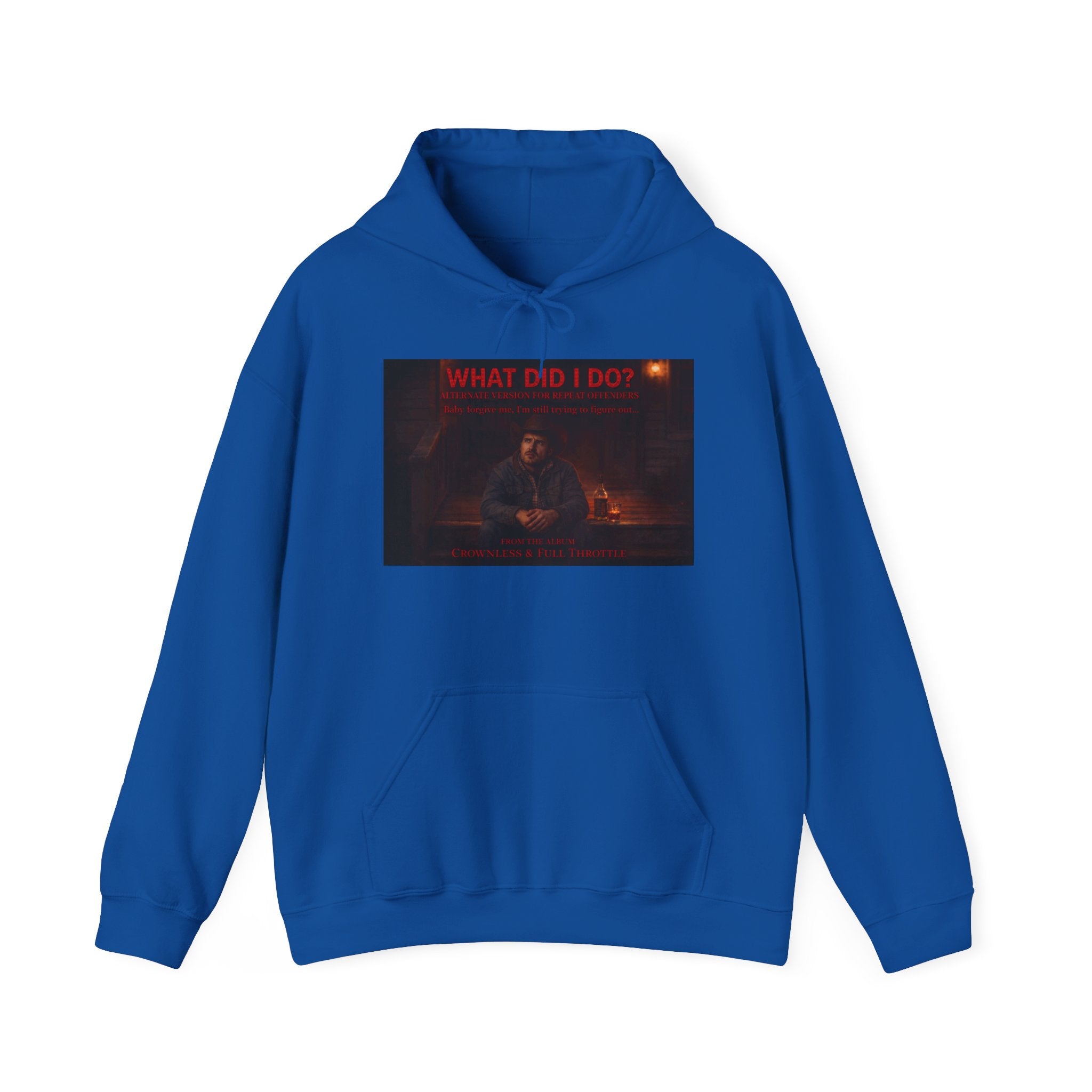 What Did I Do? Hoodie — Dark Aesthetic Graphic Pullover