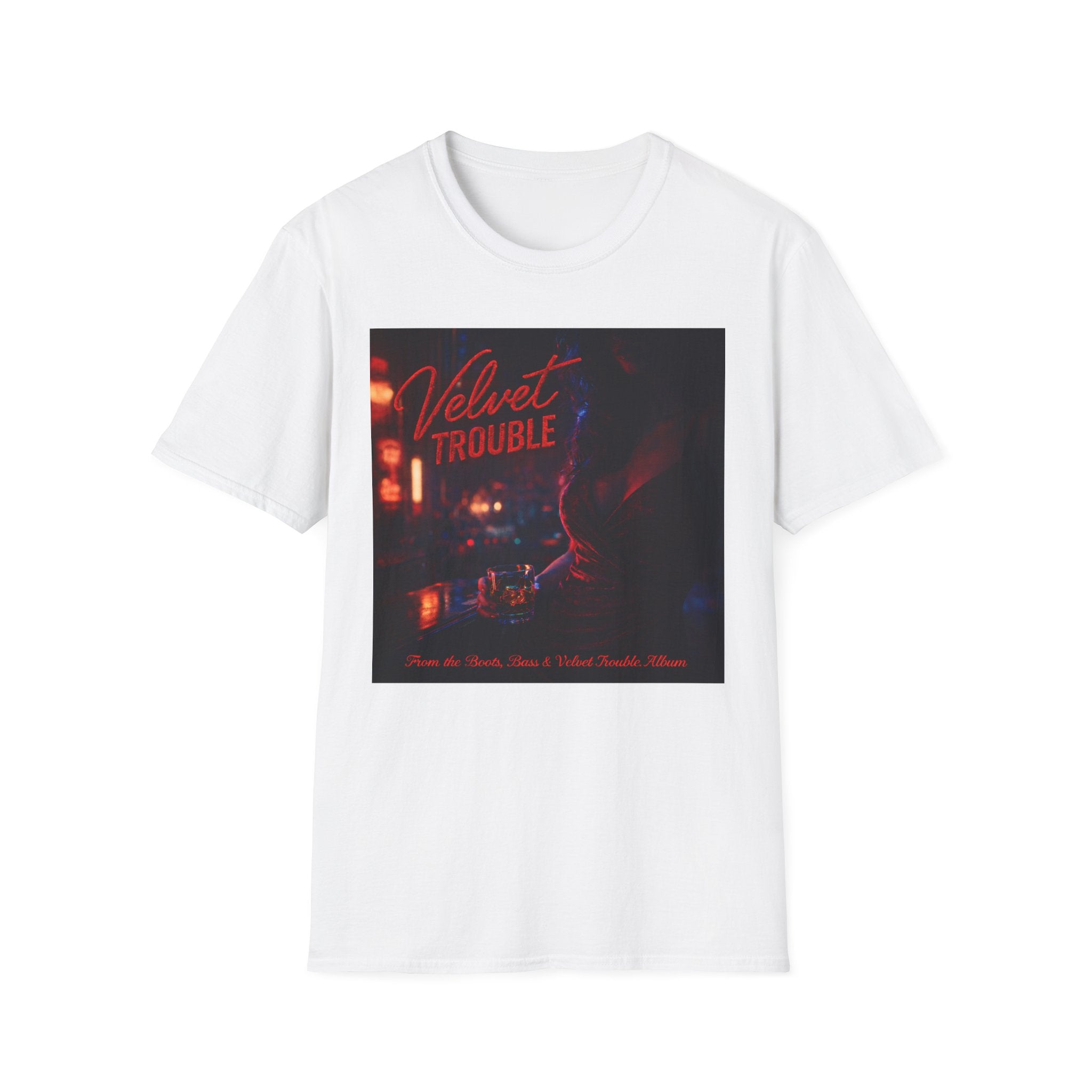 Velvet Trouble Retro Neon Band T-Shirt