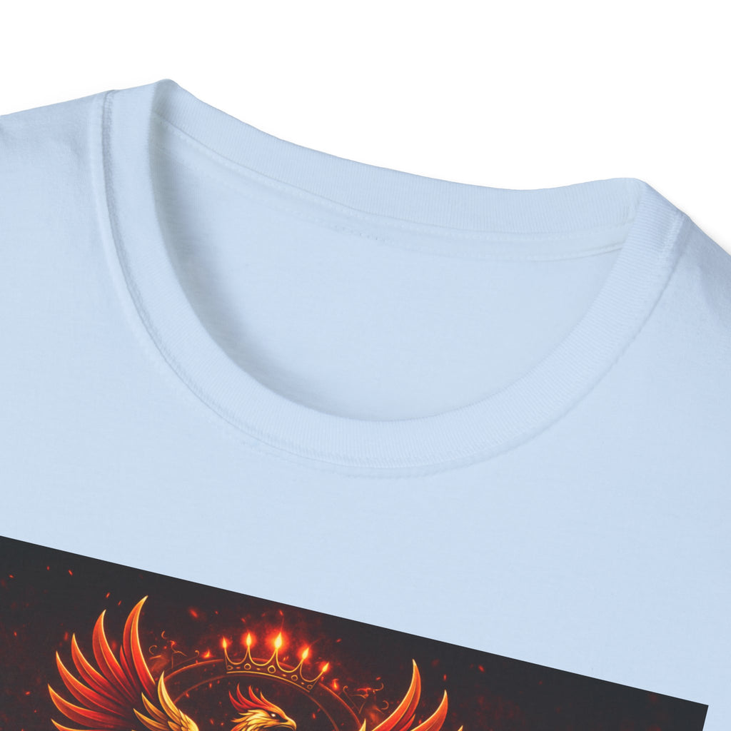 Rebelz Atlaz Film Studios Logo  Phoenix Skull T-Shirt