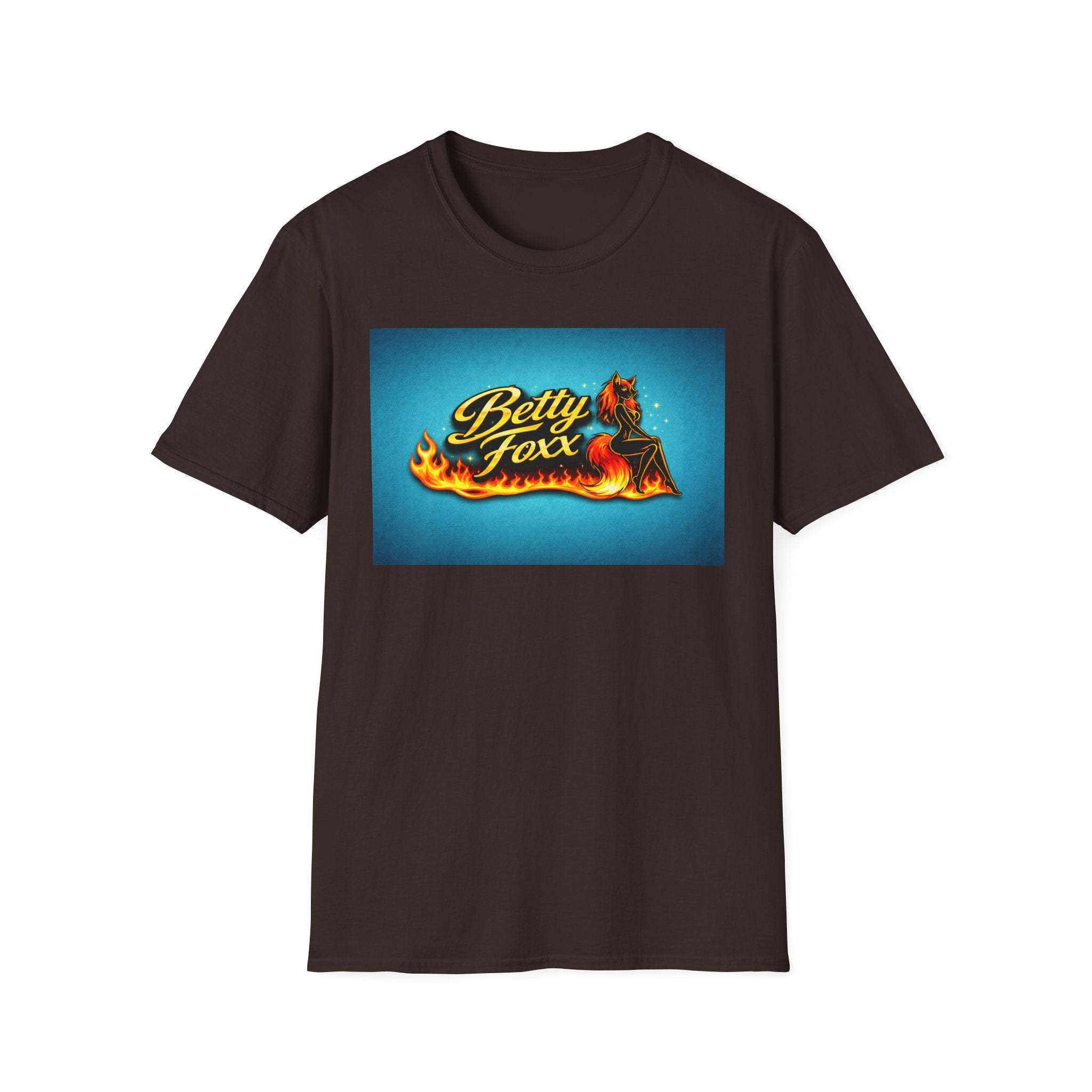 Betty Foxx Retro Flame Logo T-Shirt