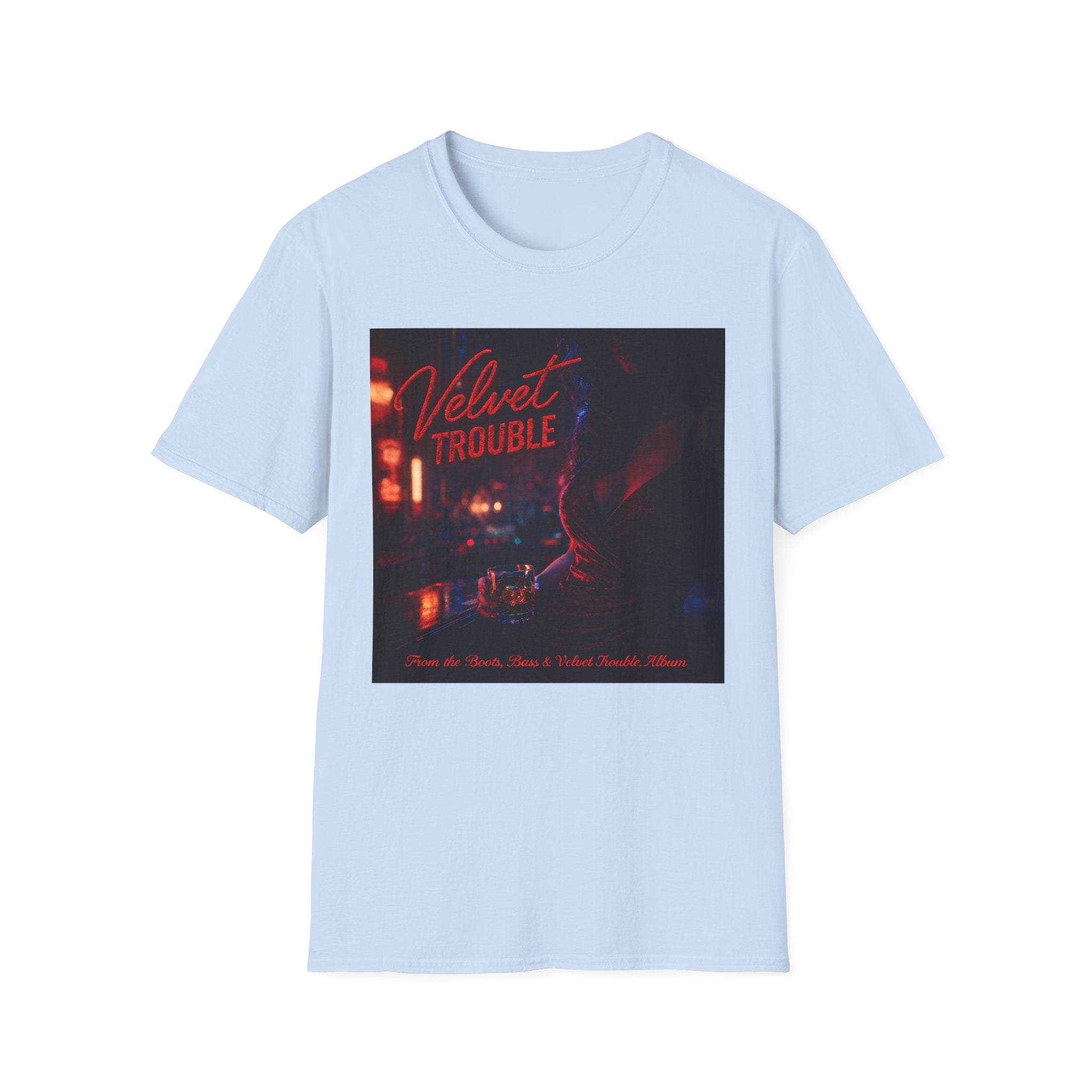 Velvet Trouble Retro Neon Band T-Shirt