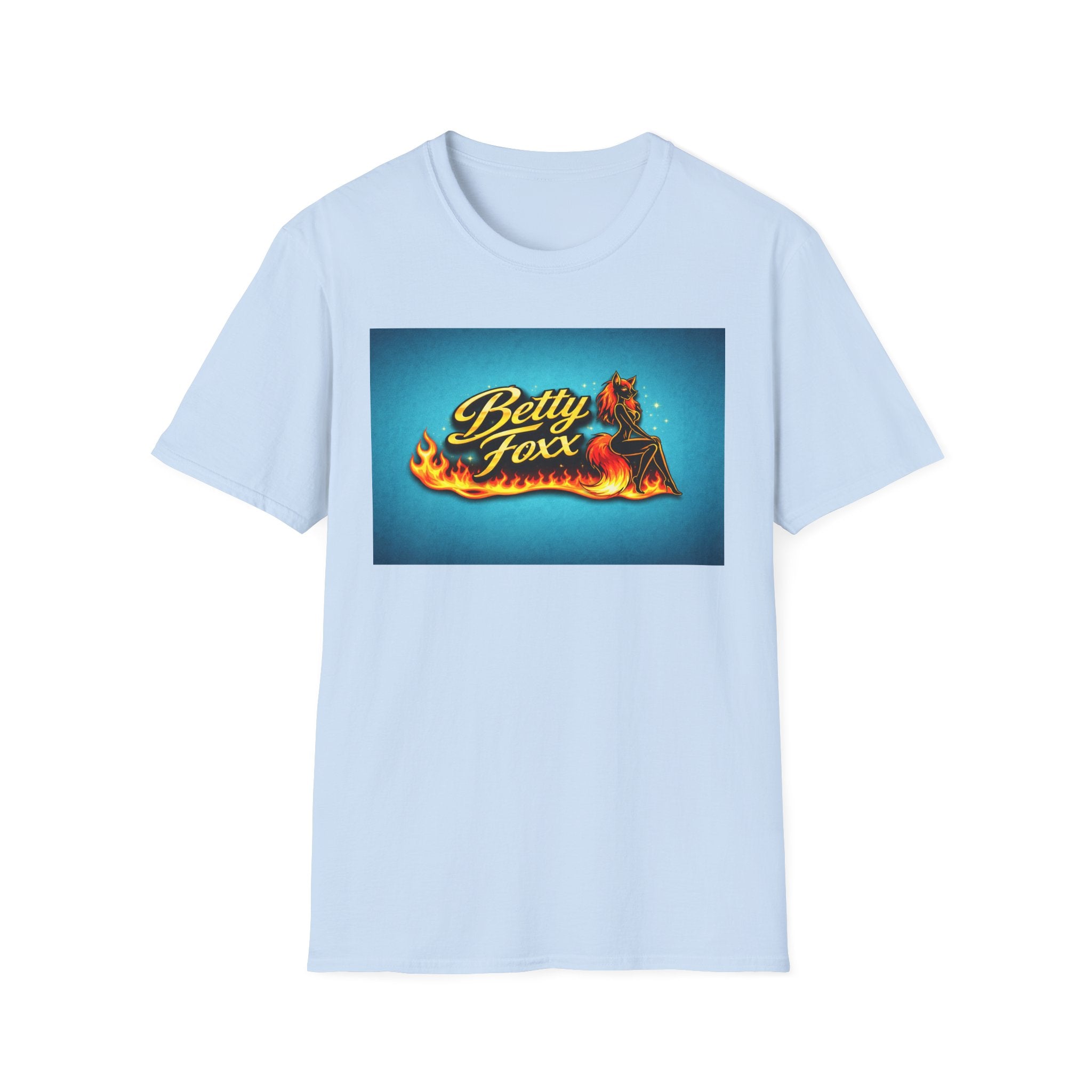 Betty Foxx Retro Flame Logo T-Shirt