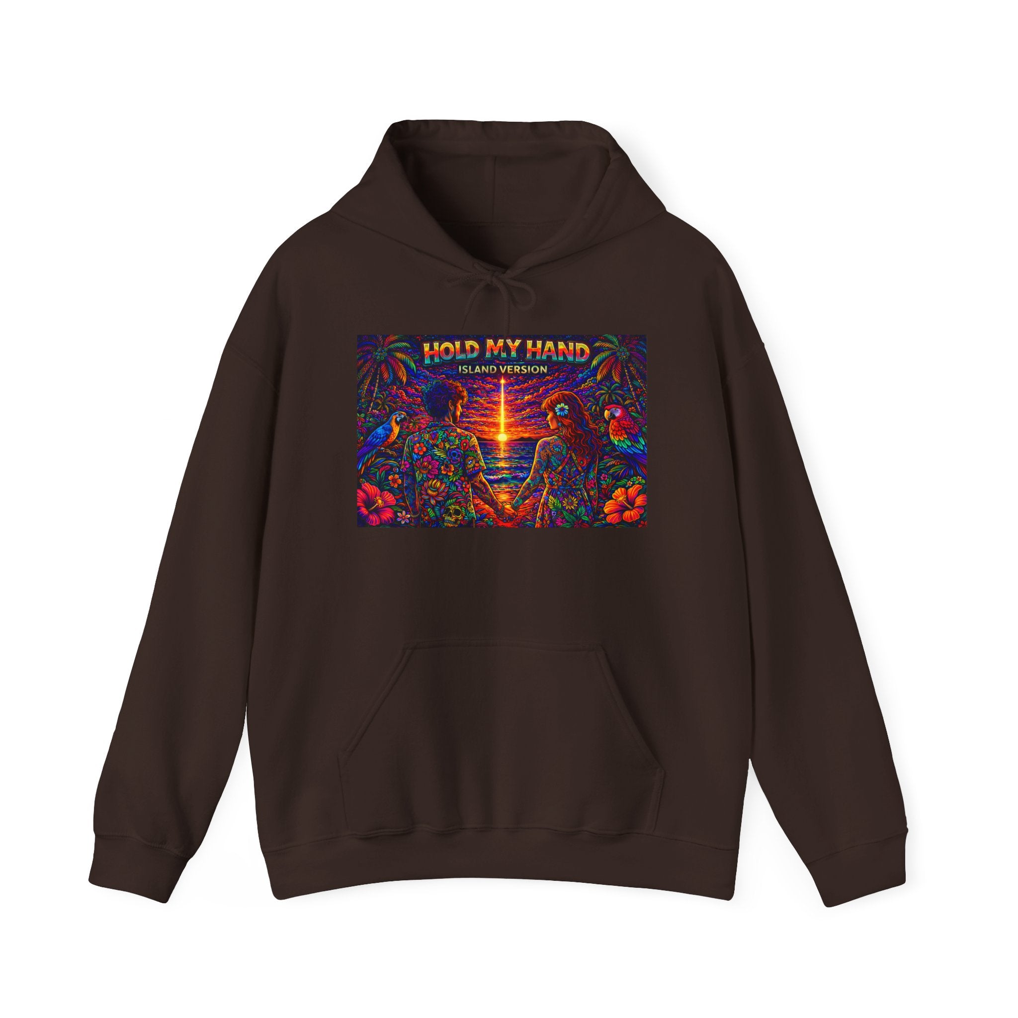 Hold My Hand Like You Used to Island Version Song Cover From Caribbean Calavera Album  Retro Rave Graphic Sweatshirt