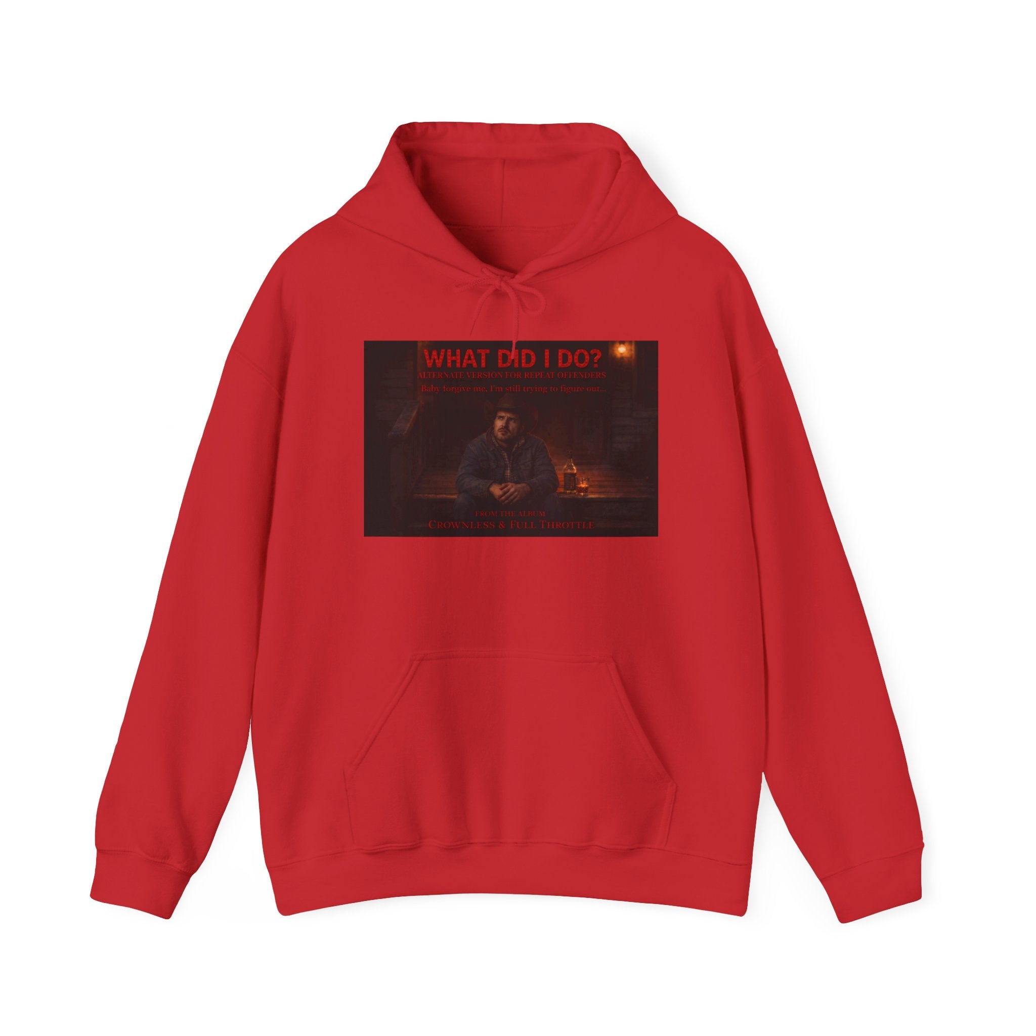What Did I Do? Hoodie — Dark Aesthetic Graphic Pullover