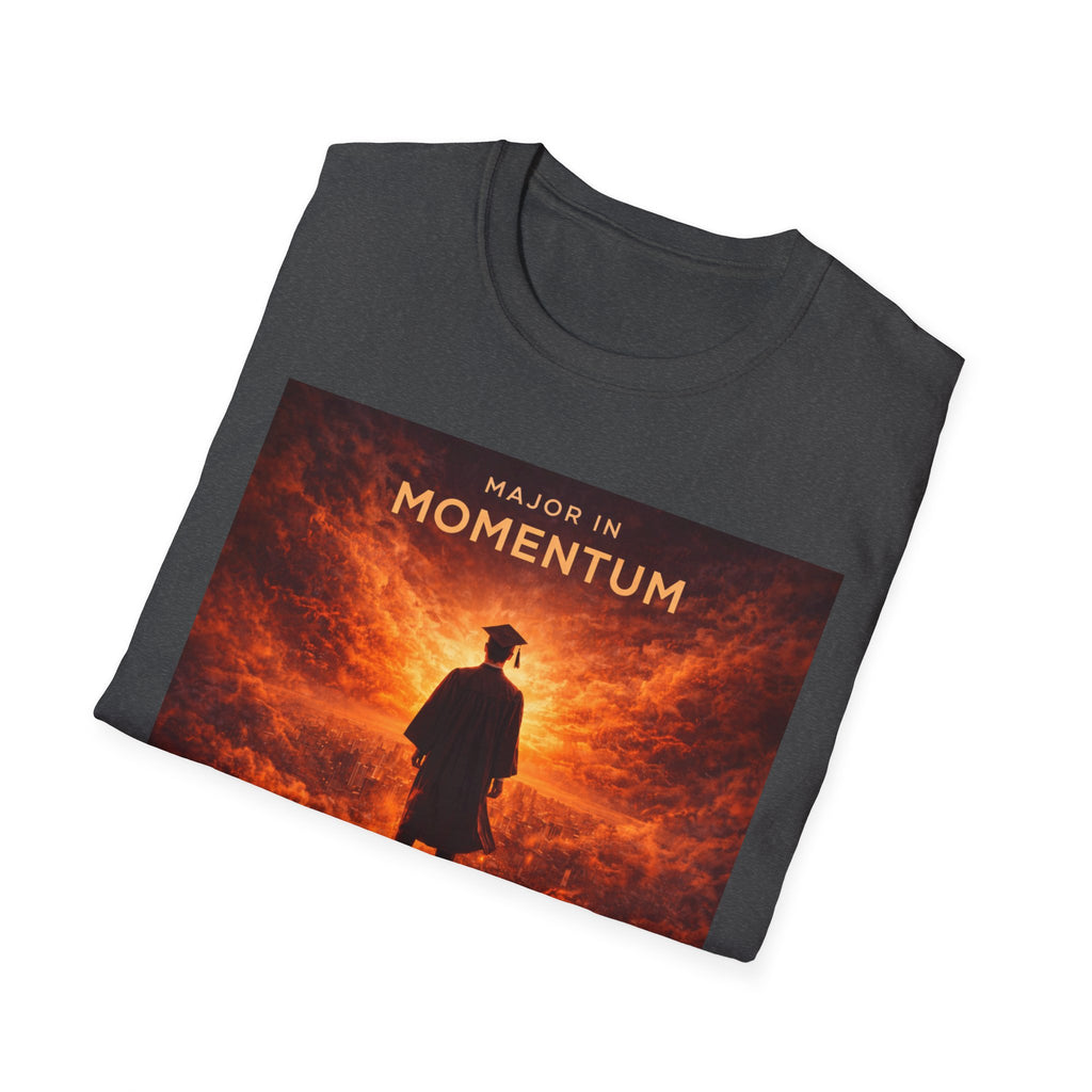 T‑Shirt – "Major in Momentum" Album Art Tee (Silhouette & Fiery Sky)