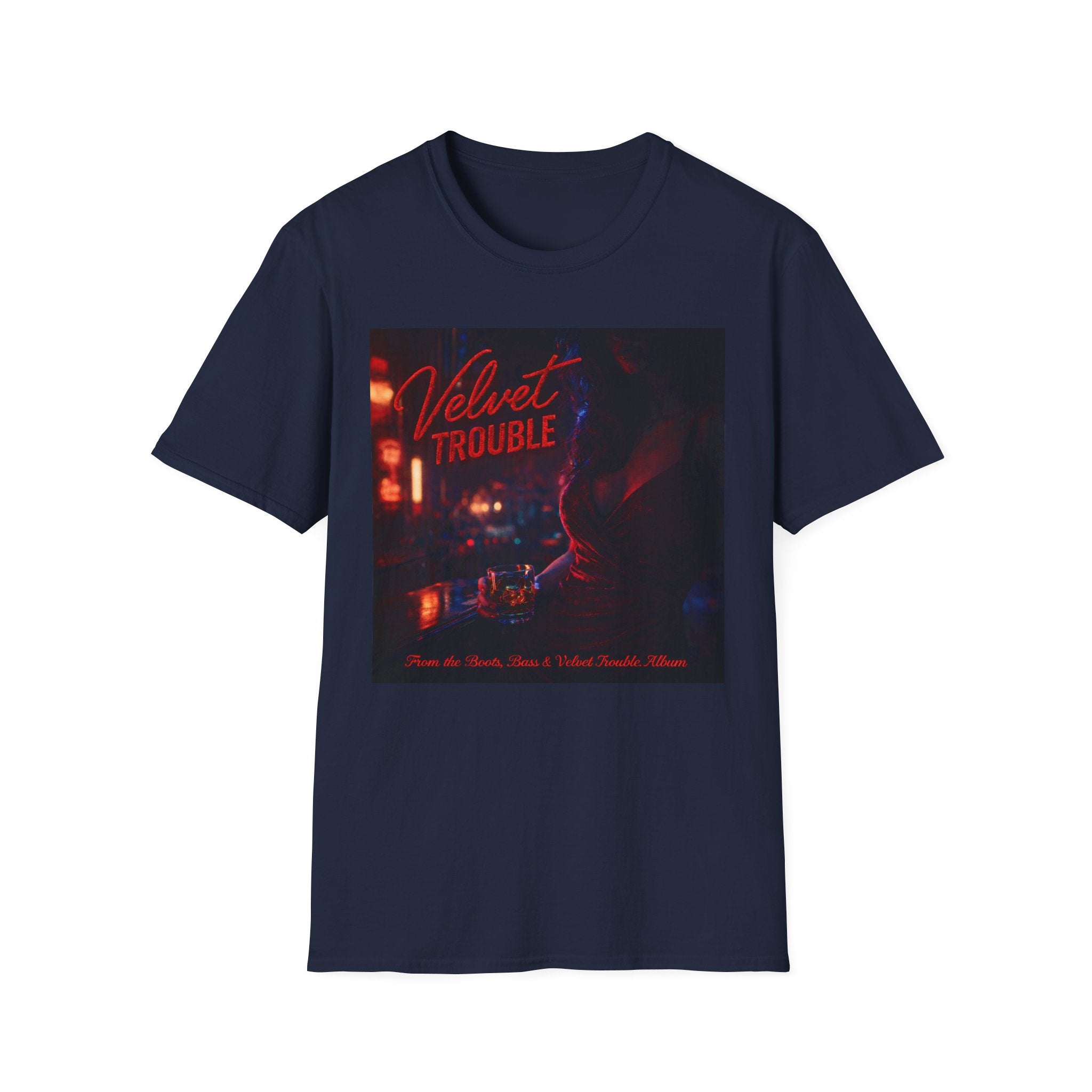 Velvet Trouble Retro Neon Band T-Shirt