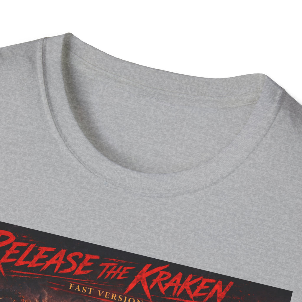 T-Shirt — 'Release the Kraken' Retro Nautical Kraken Graphic Tee