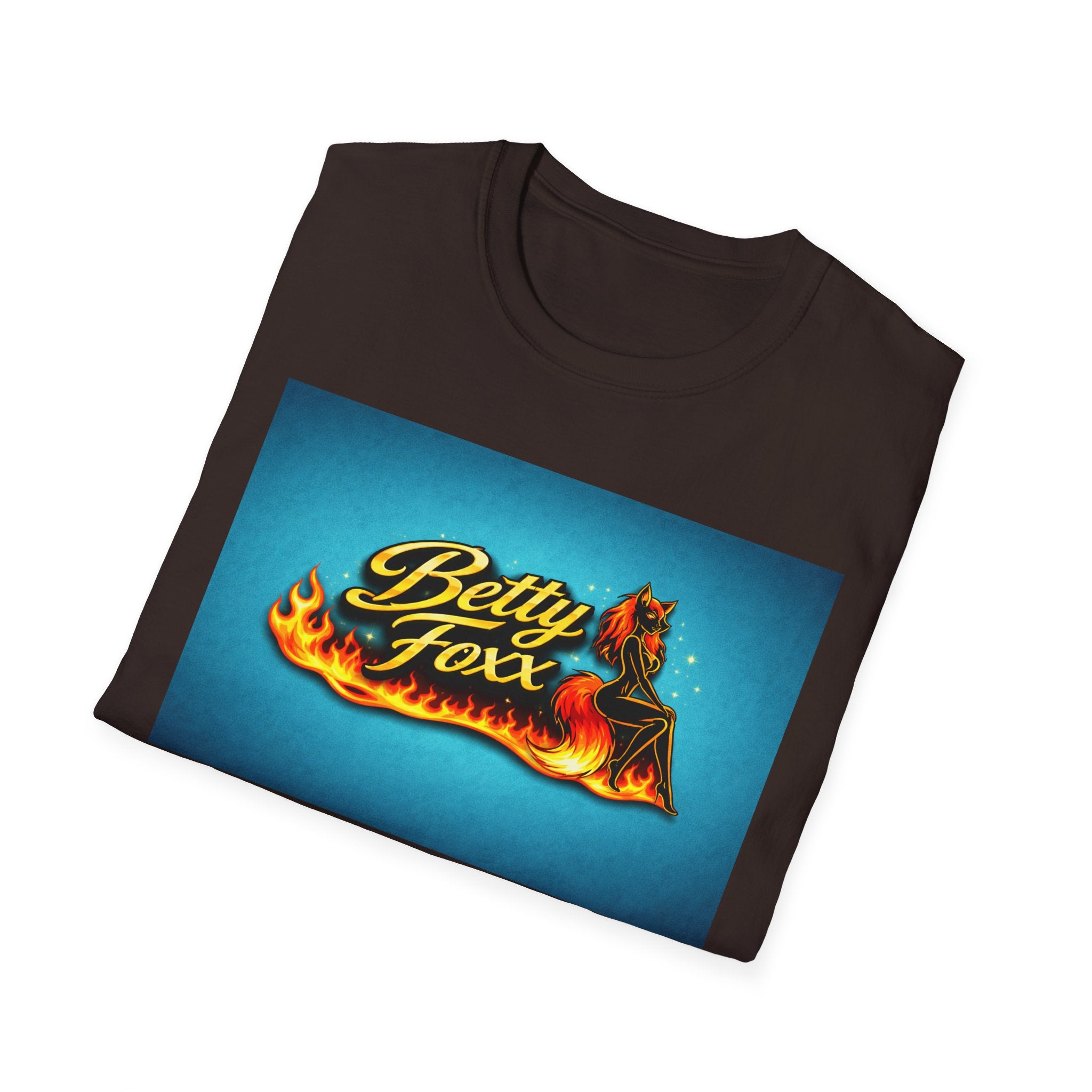 Betty Foxx Retro Flame Logo T-Shirt